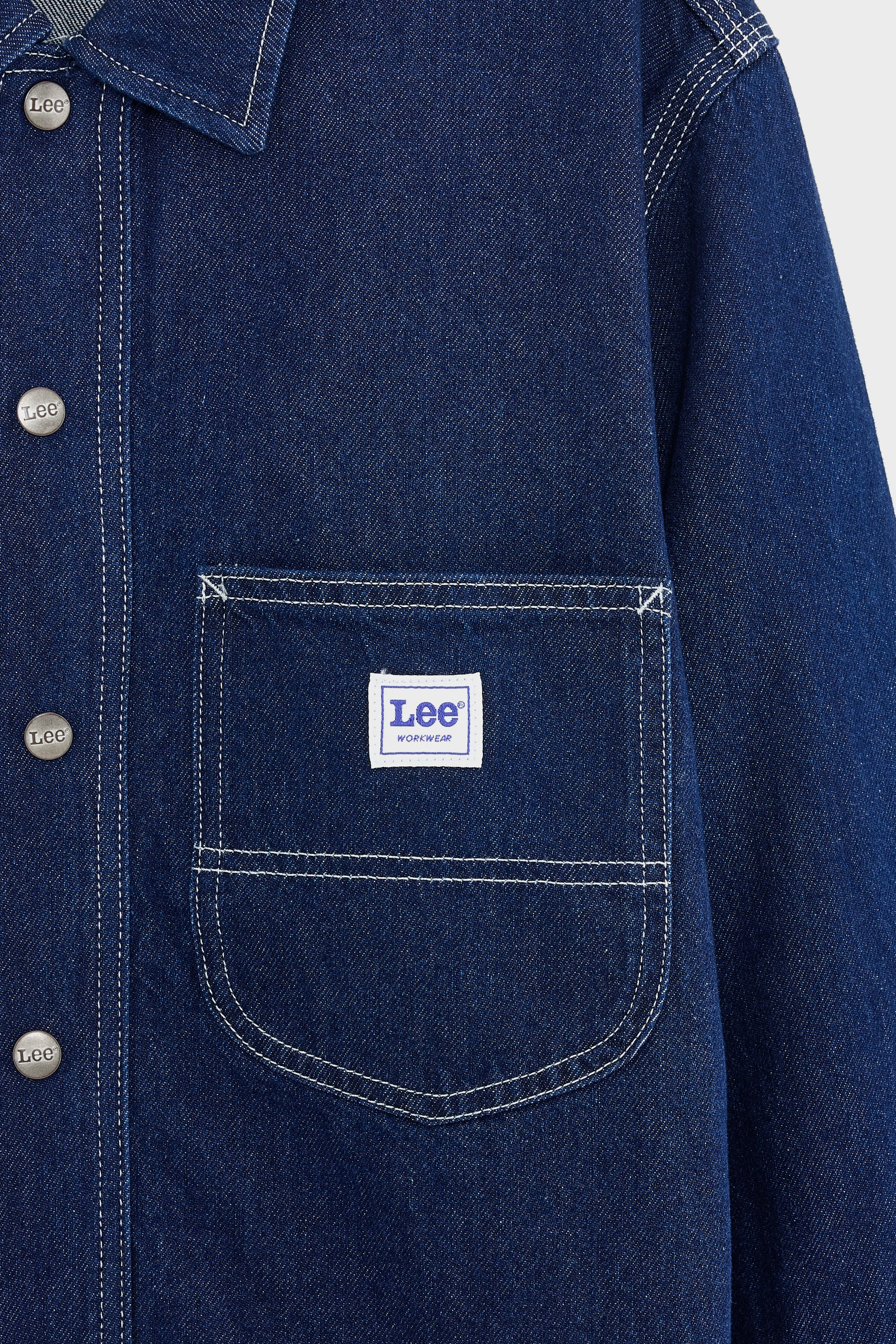 Relaxed Workwear Overshirt  (251 / M / BLUE)