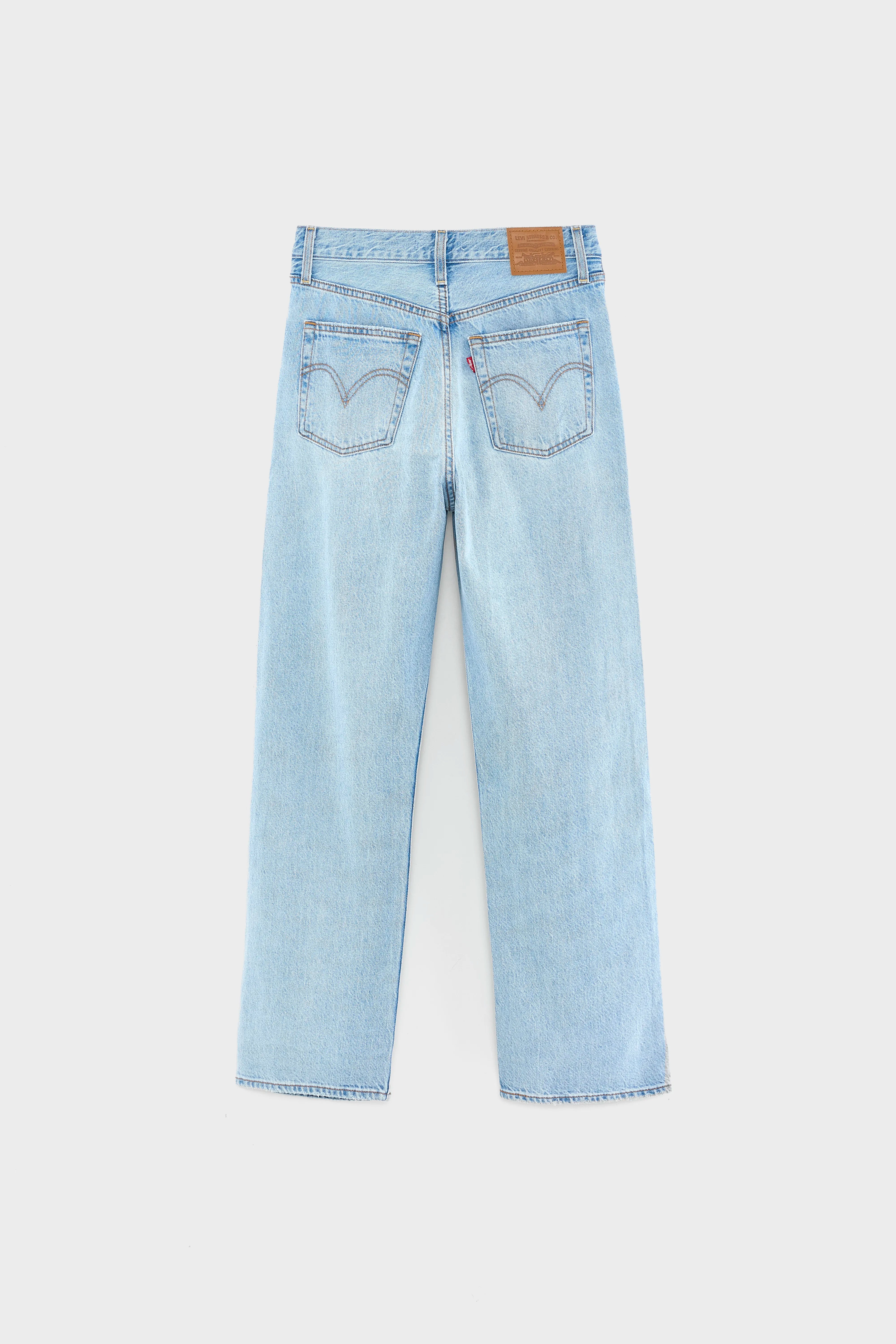 Ribcage Straight Ankle Jeans (242 / W / LIGHT STONE)