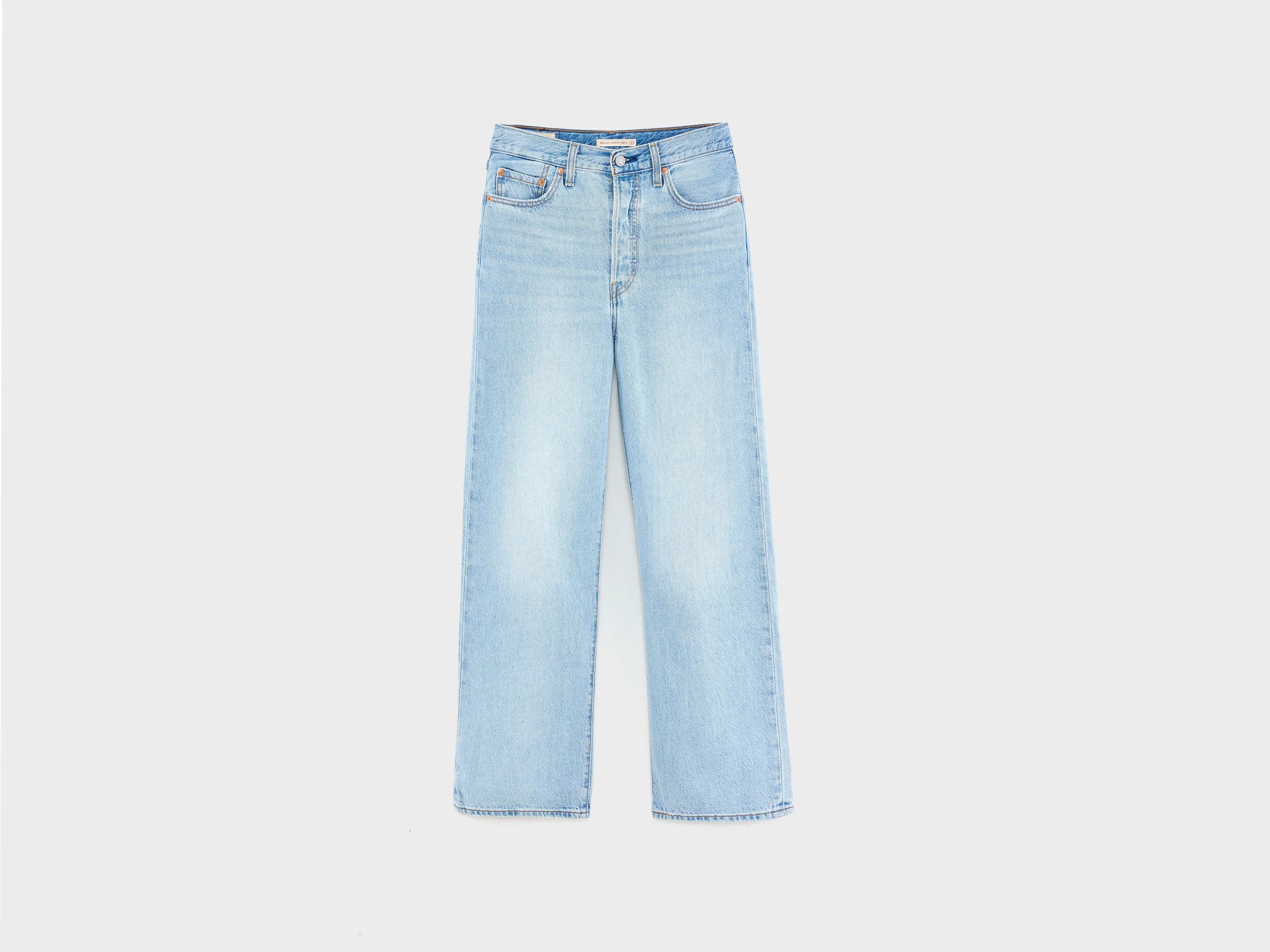 Ribcage Straight Ankle Jeans (242 / W / LIGHT STONE)