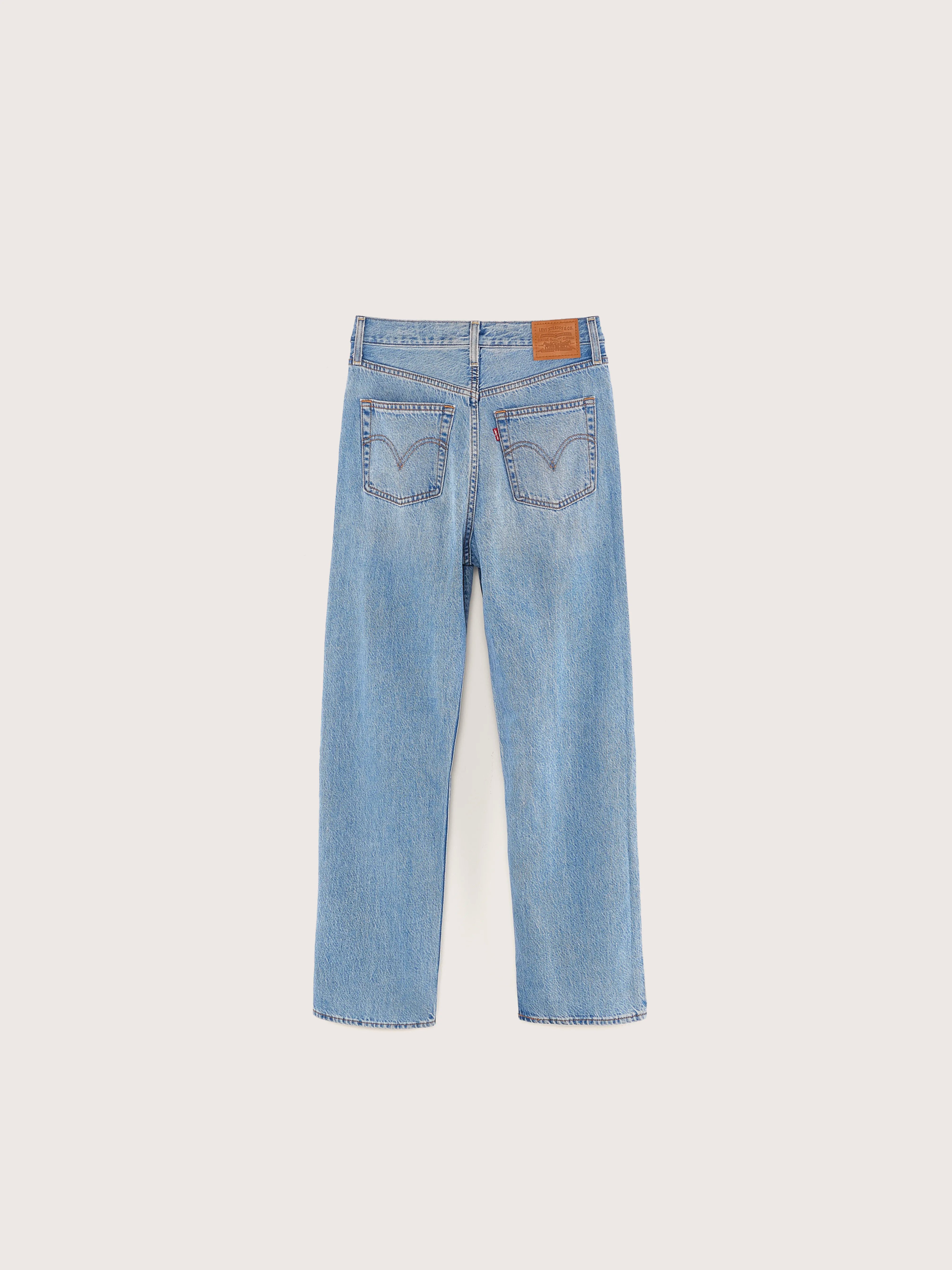 Jean Ribcage Straight Ankle (242 / W / VINTAGE STONE WASH)