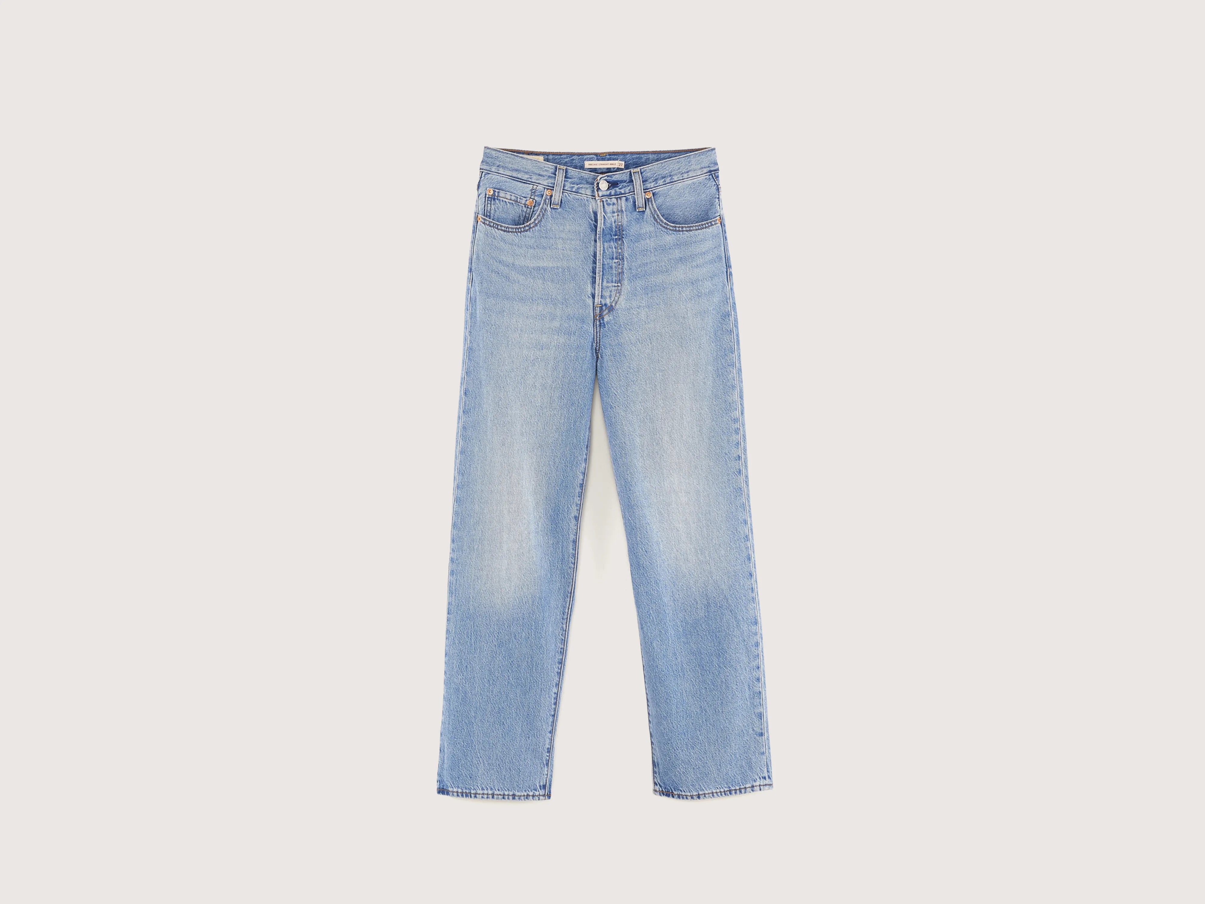 Jean Ribcage Straight Ankle (242 / W / VINTAGE STONE WASH)