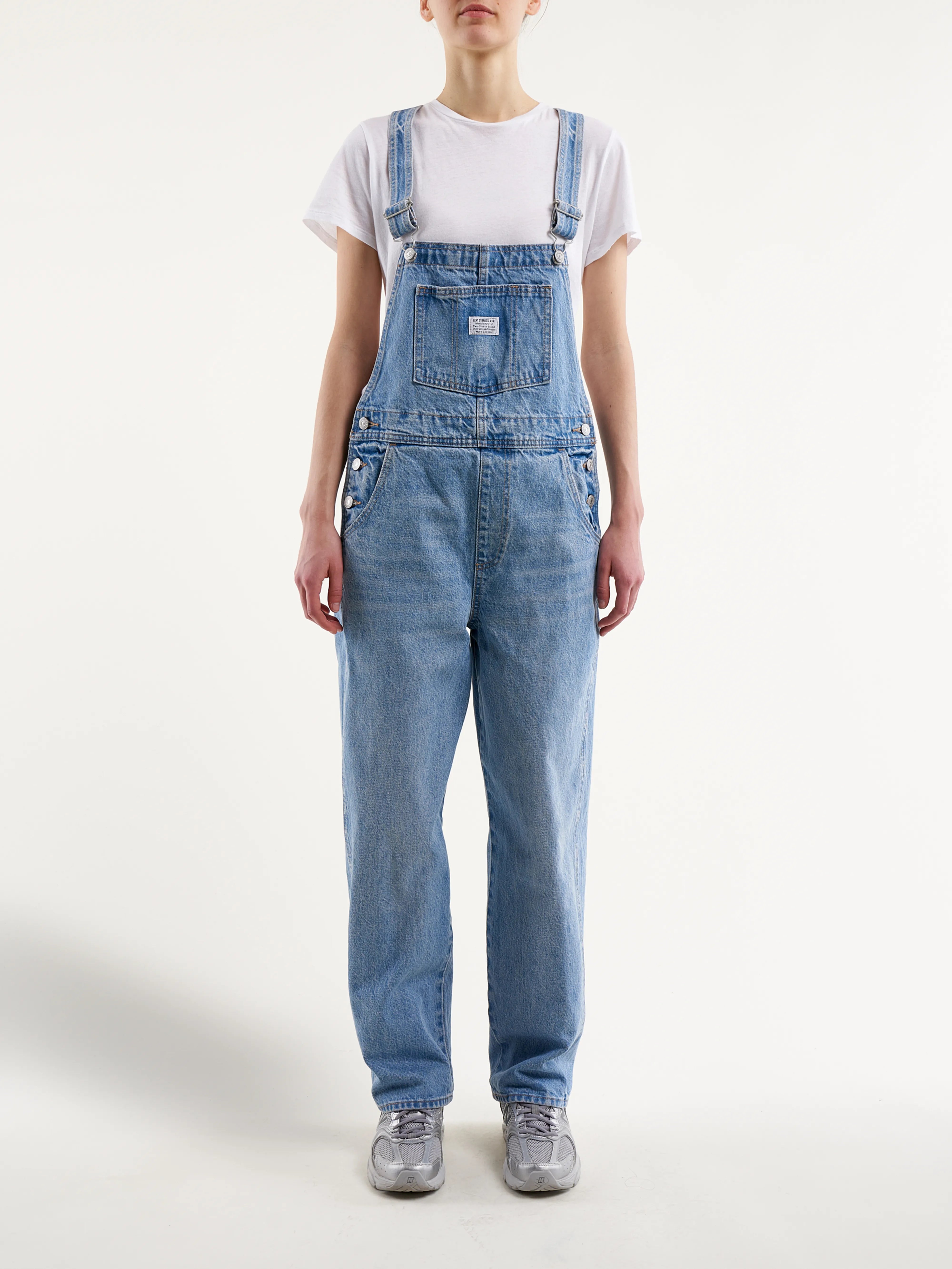 vintage overall for women (241 / W / LT STONE WASH)