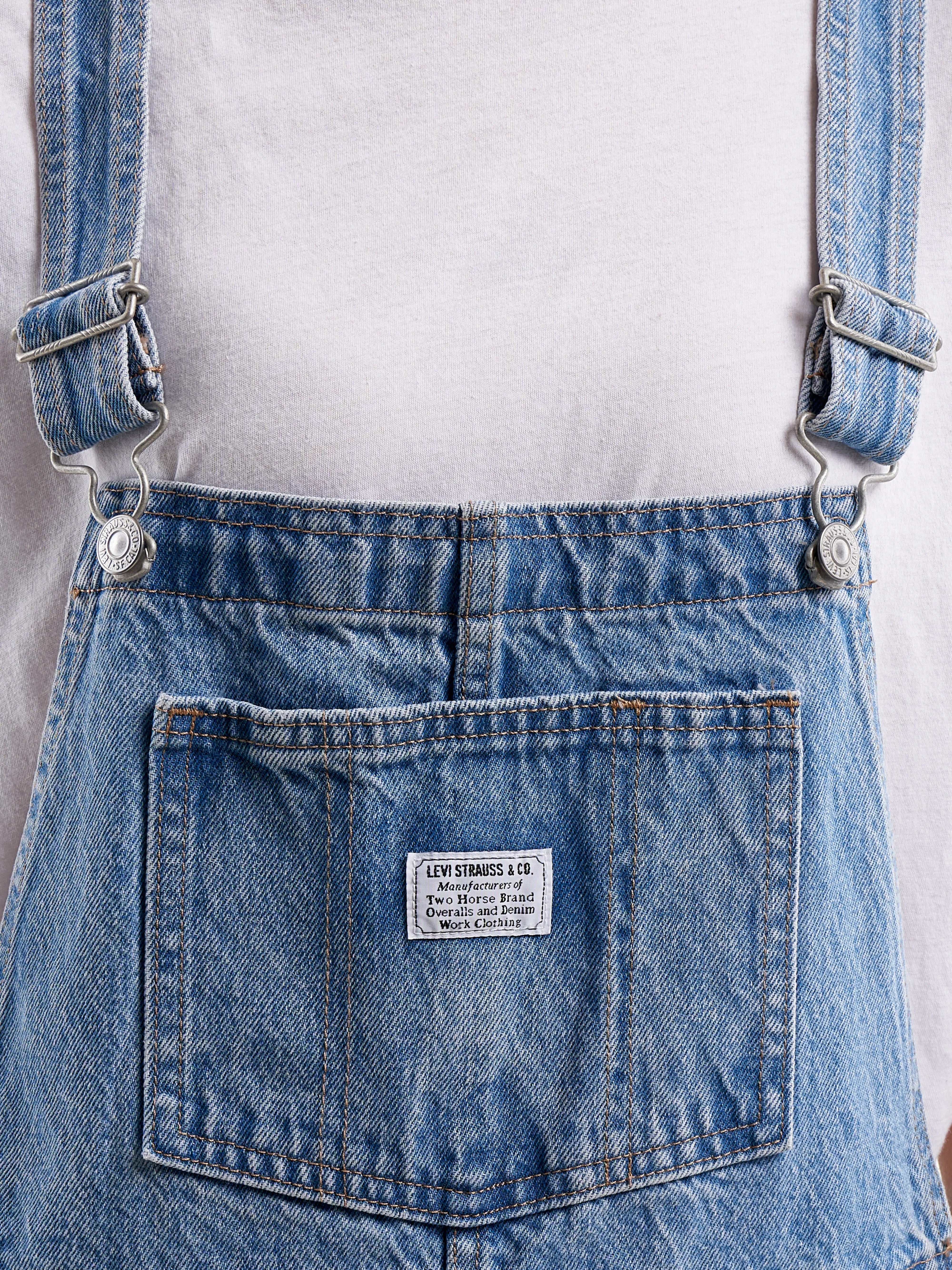 vintage overall for women (241 / W / LT STONE WASH)