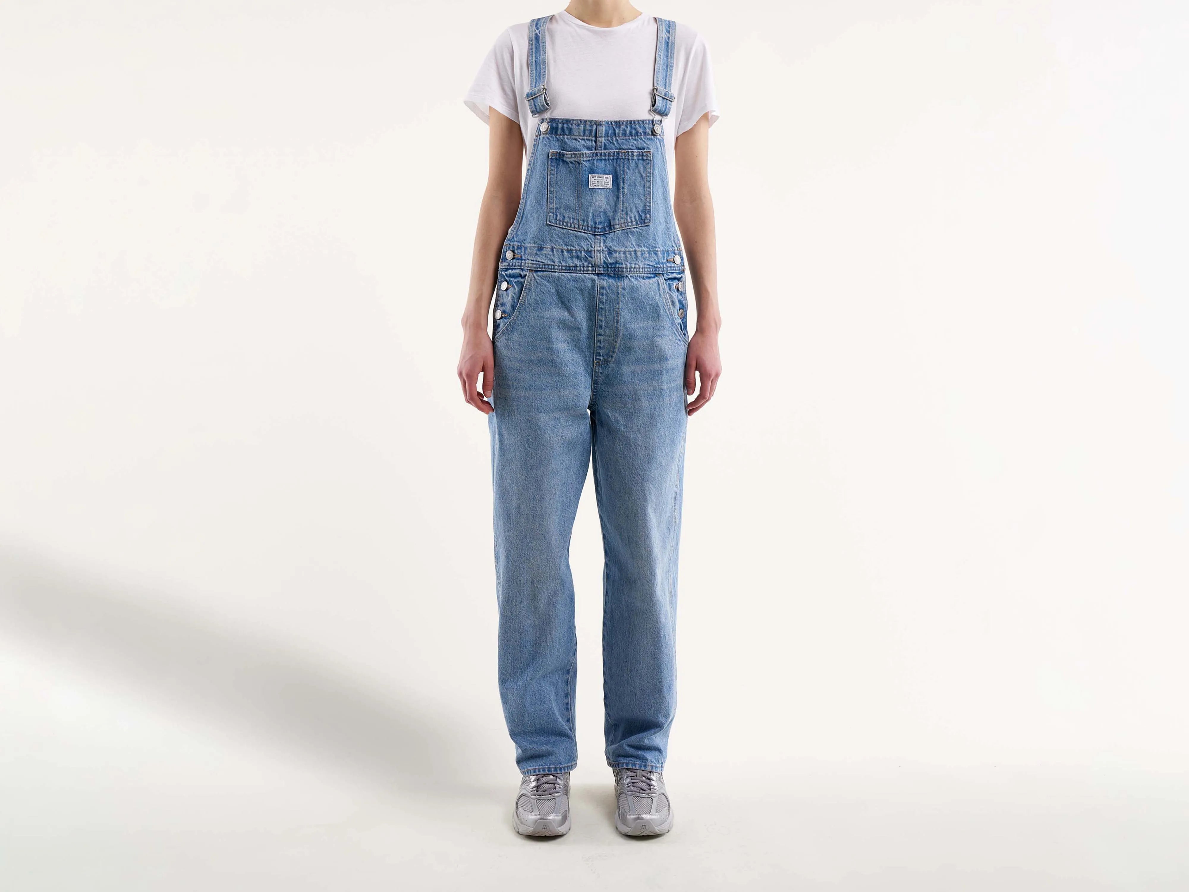 vintage overall for women (241 / W / LT STONE WASH)