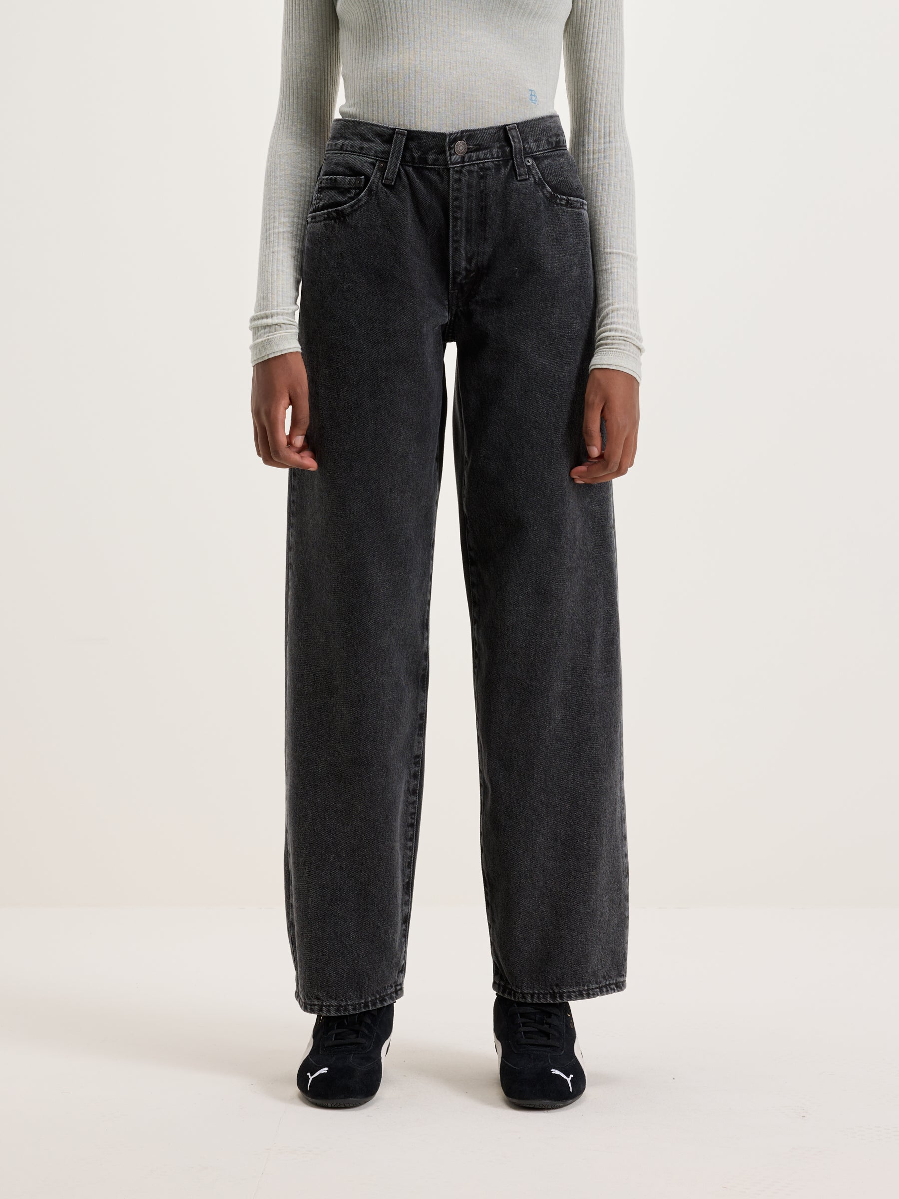 Jean Baggy Dad (242 / W / BLACK)