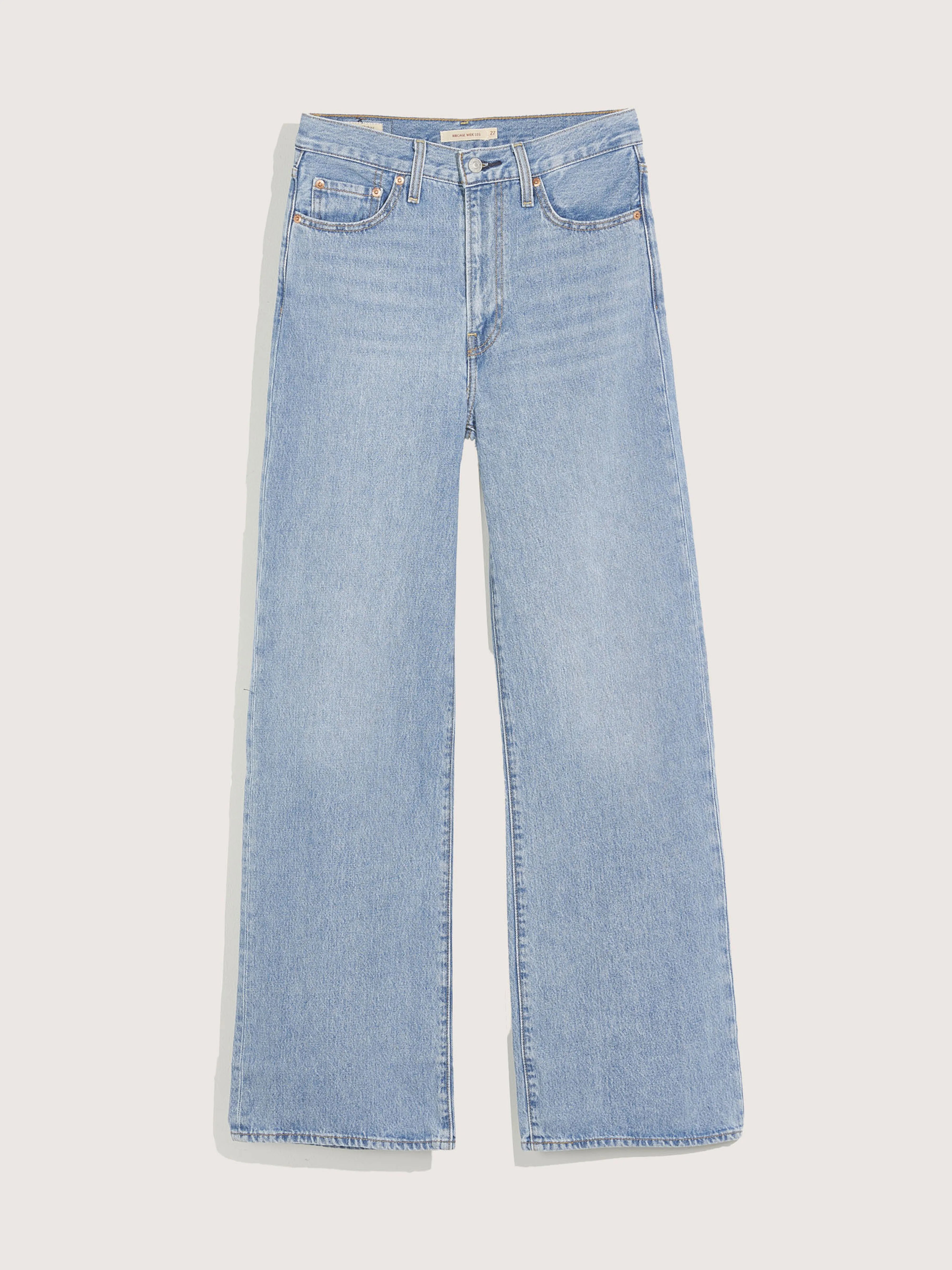 Ribcage Wide Leg Jeans (242 / W / LT STONE WASH)