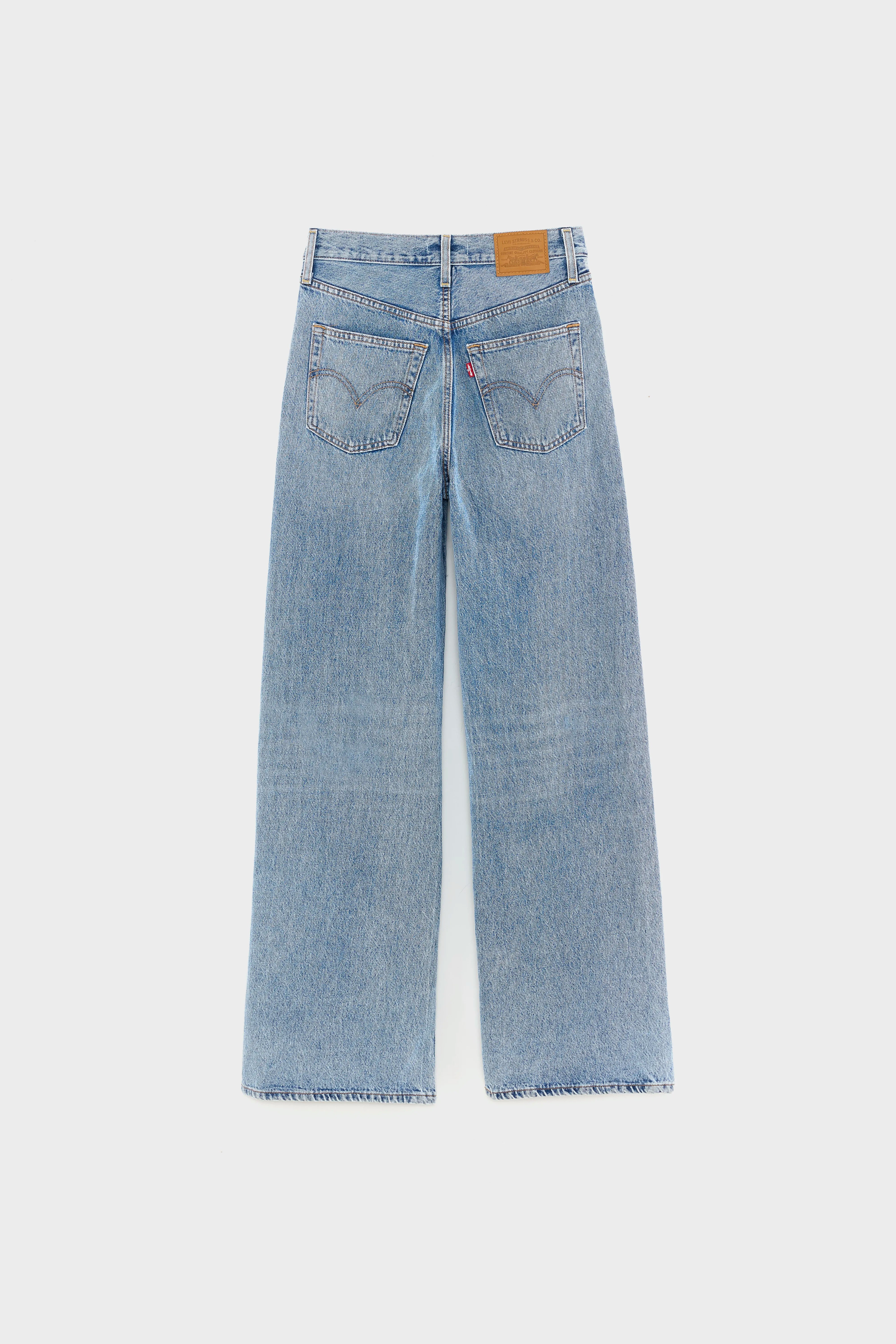 Ribcage Wide Leg Jeans (242 / W / LT STONE WASH)