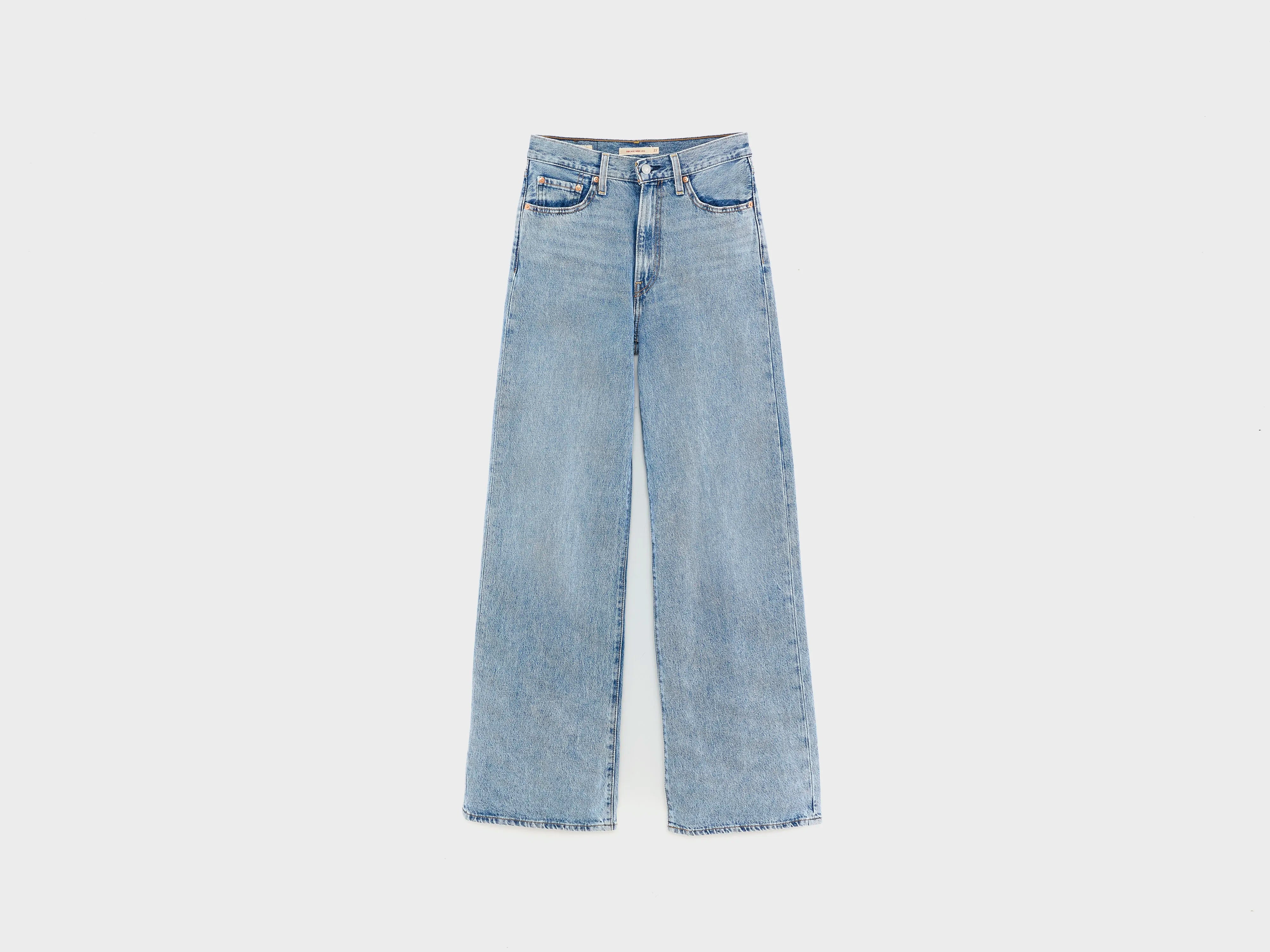 Ribcage Wide Leg Jeans (242 / W / LT STONE WASH)