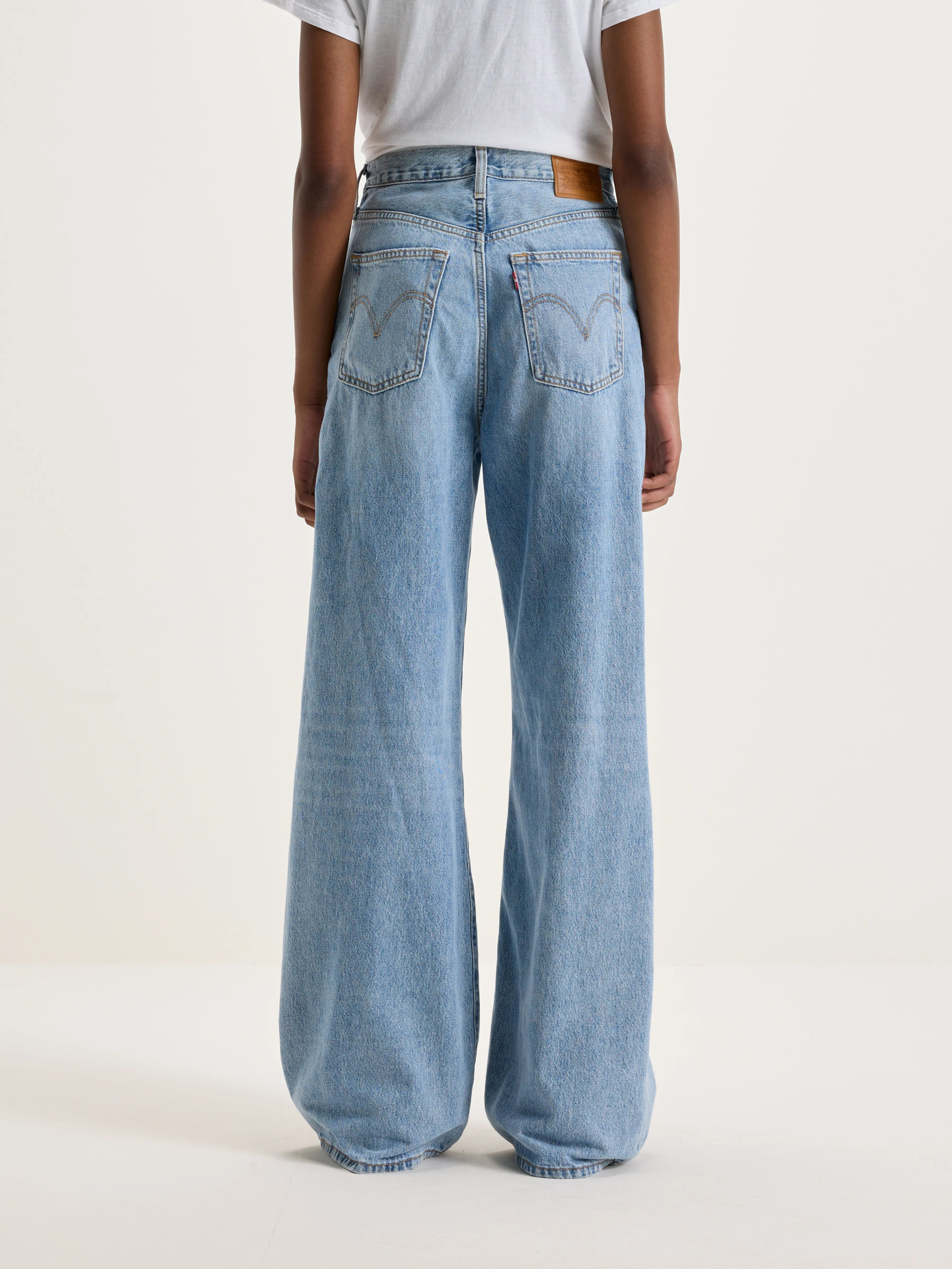 Ribcage Wide Leg Jeans (242 / W / LT STONE WASH)