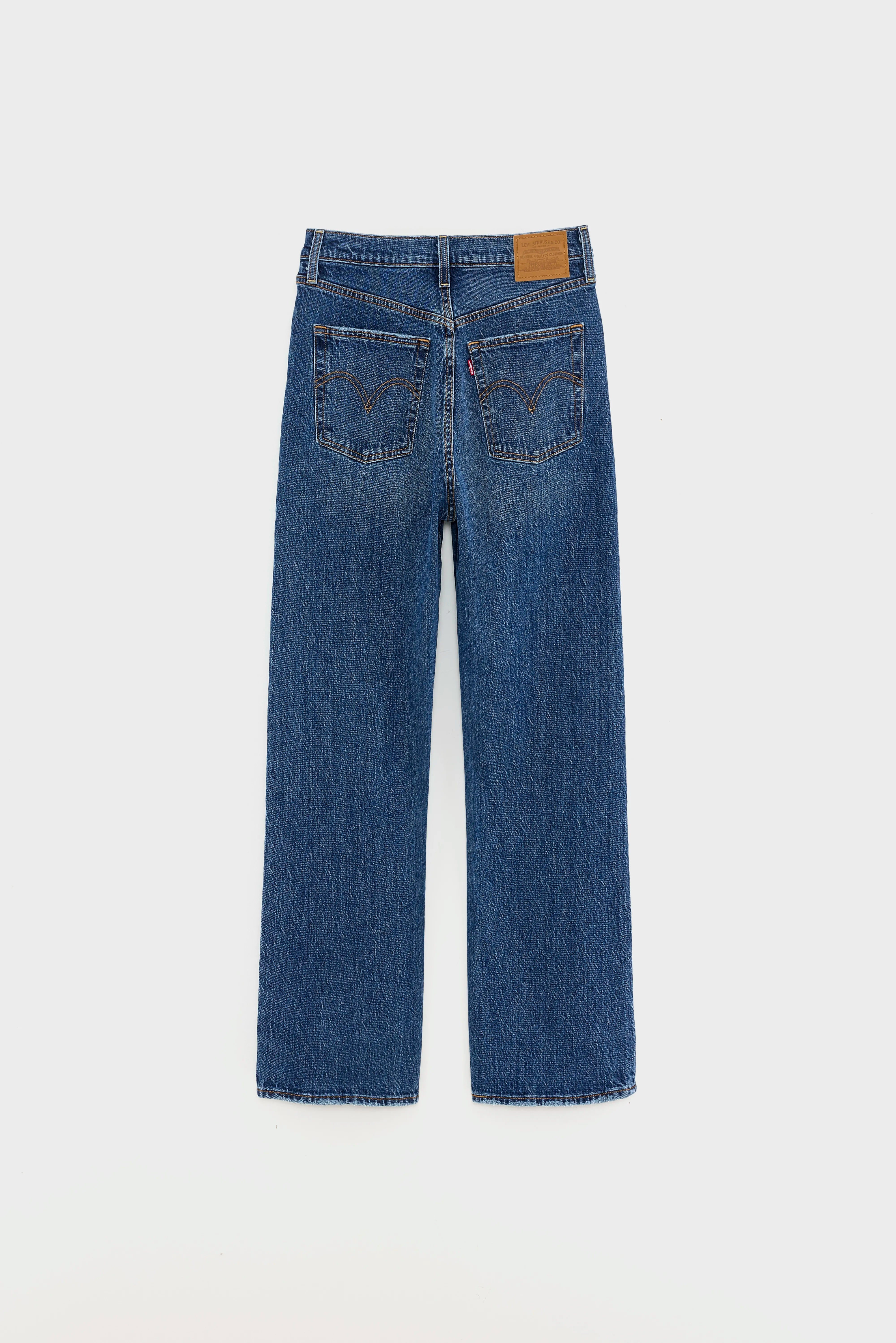 Ribcage Straight Ankle Jeans (242 / W / STONE WASH)