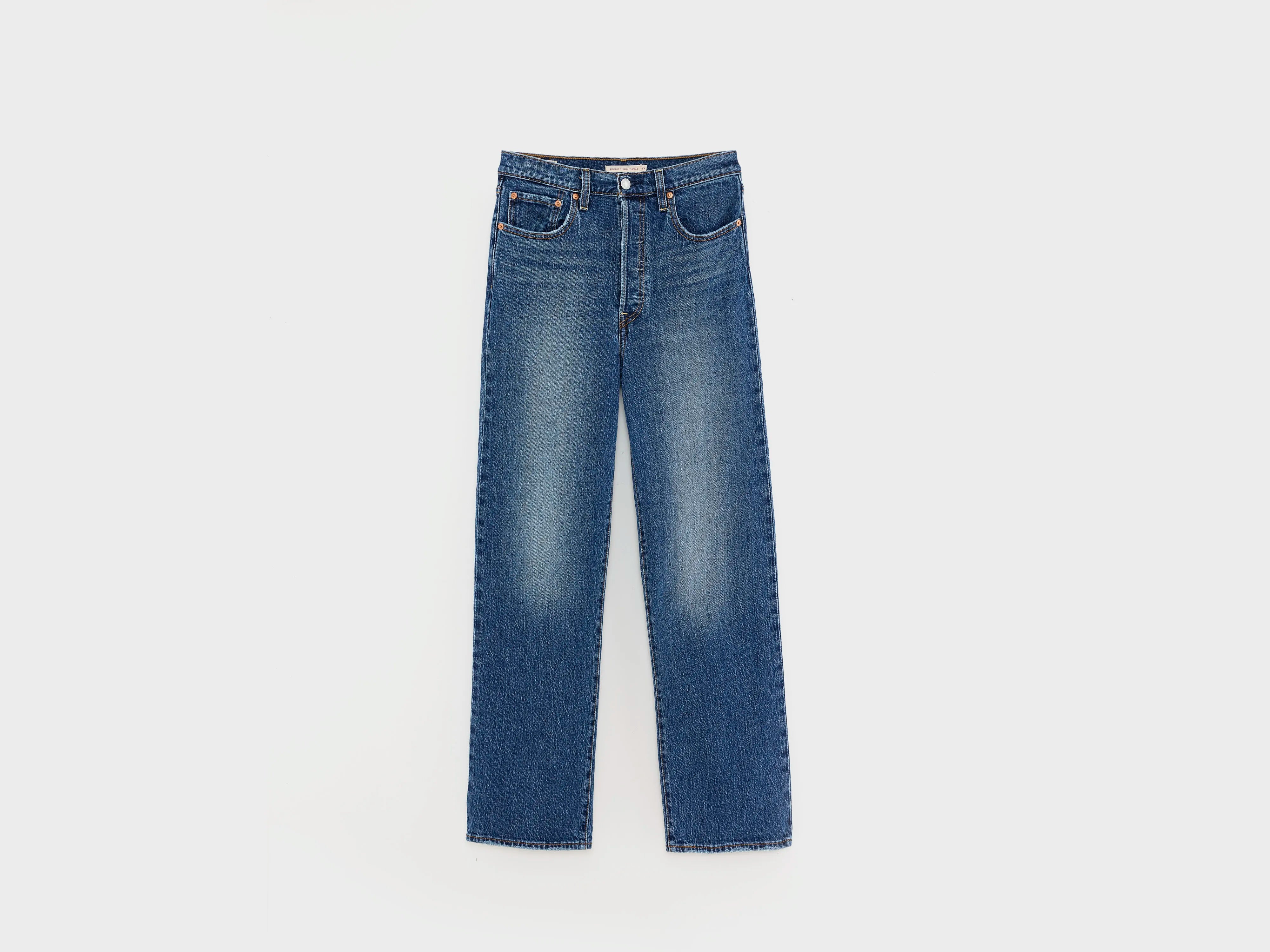 Ribcage Straight Ankle Jeans (242 / W / STONE WASH)