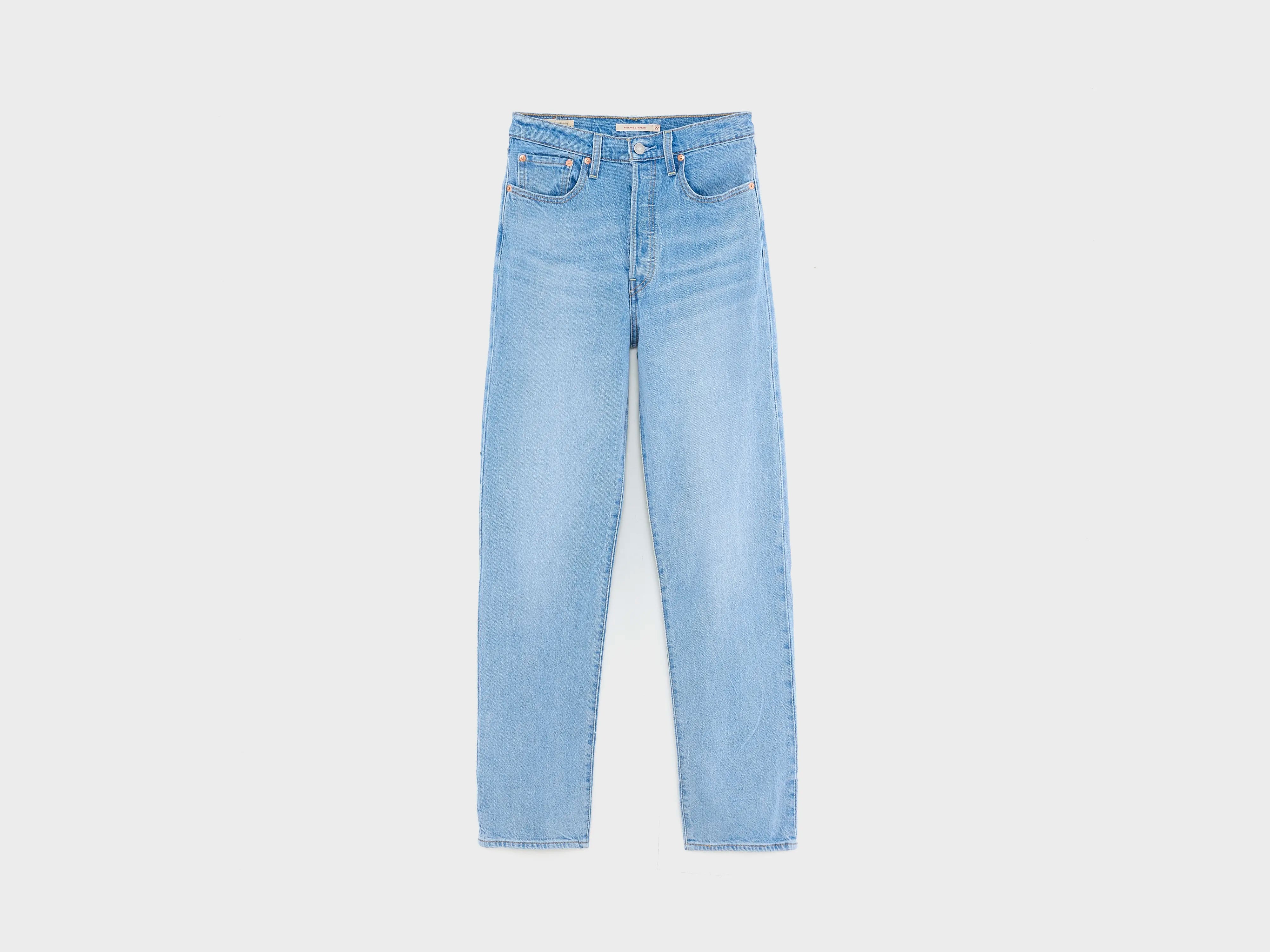 Jean Ribcage Full-Length  (251 / W / LT STONE WASH)