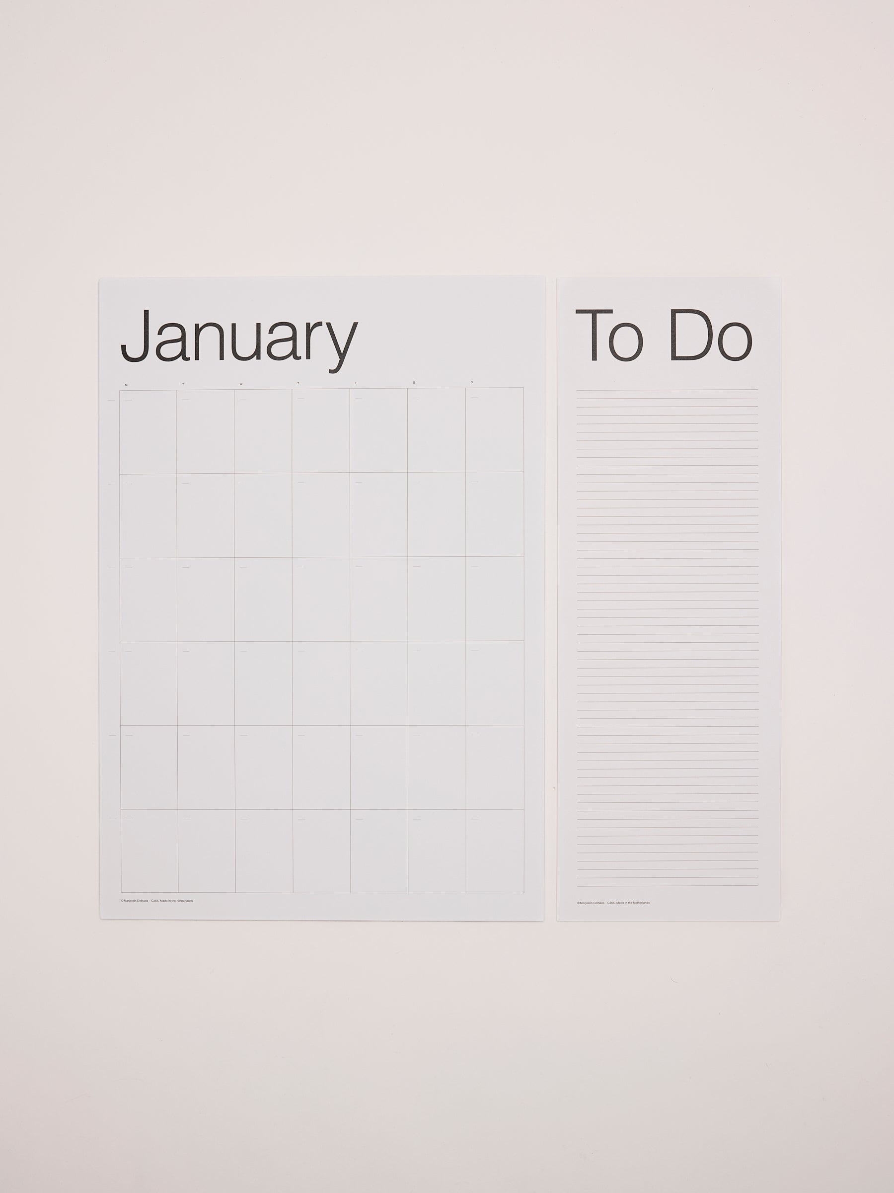 365 Wall Planner (242 / W / WHITE)