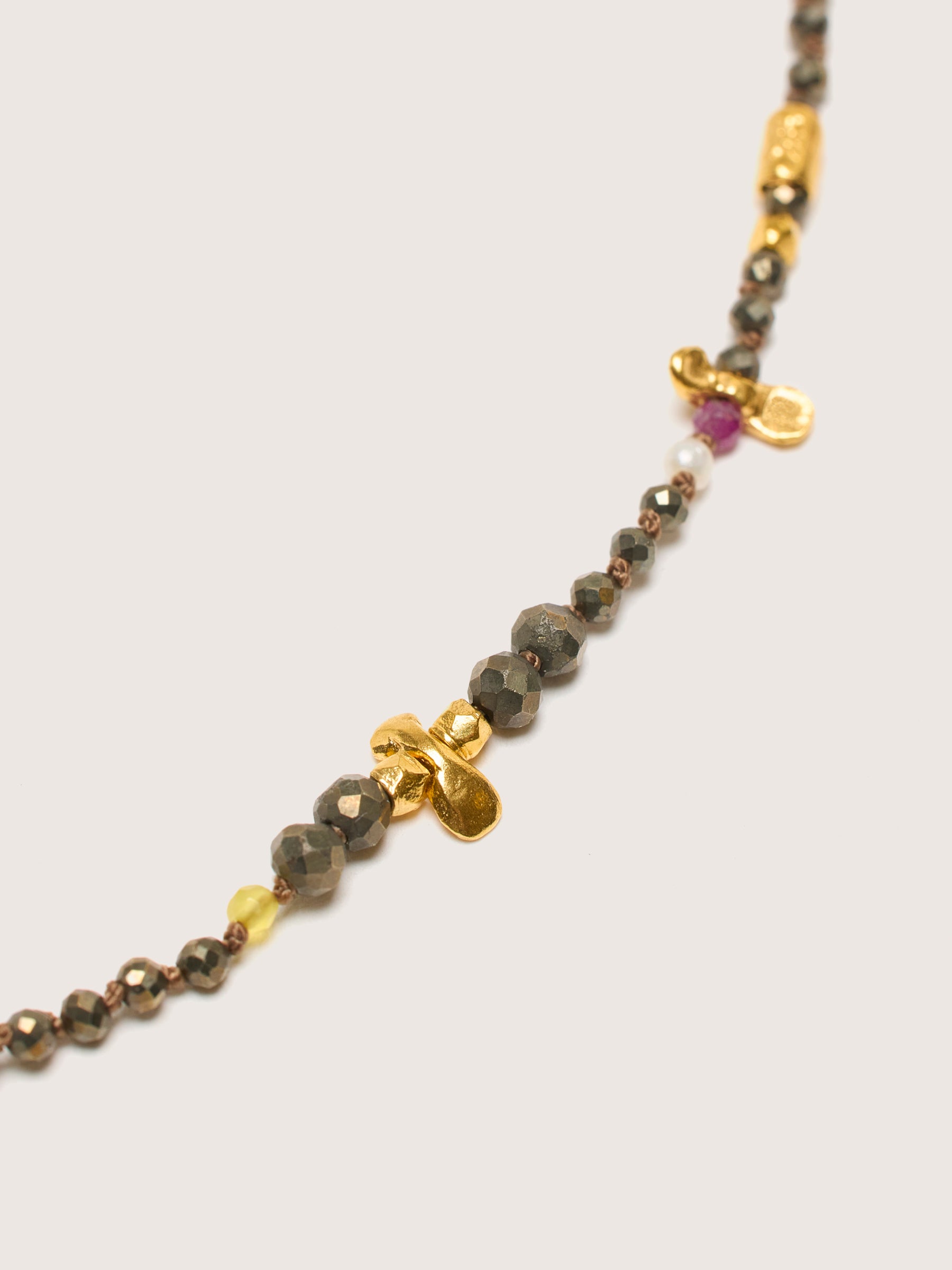 Pyrite Necklace (242 / W / MULTICOLOR)