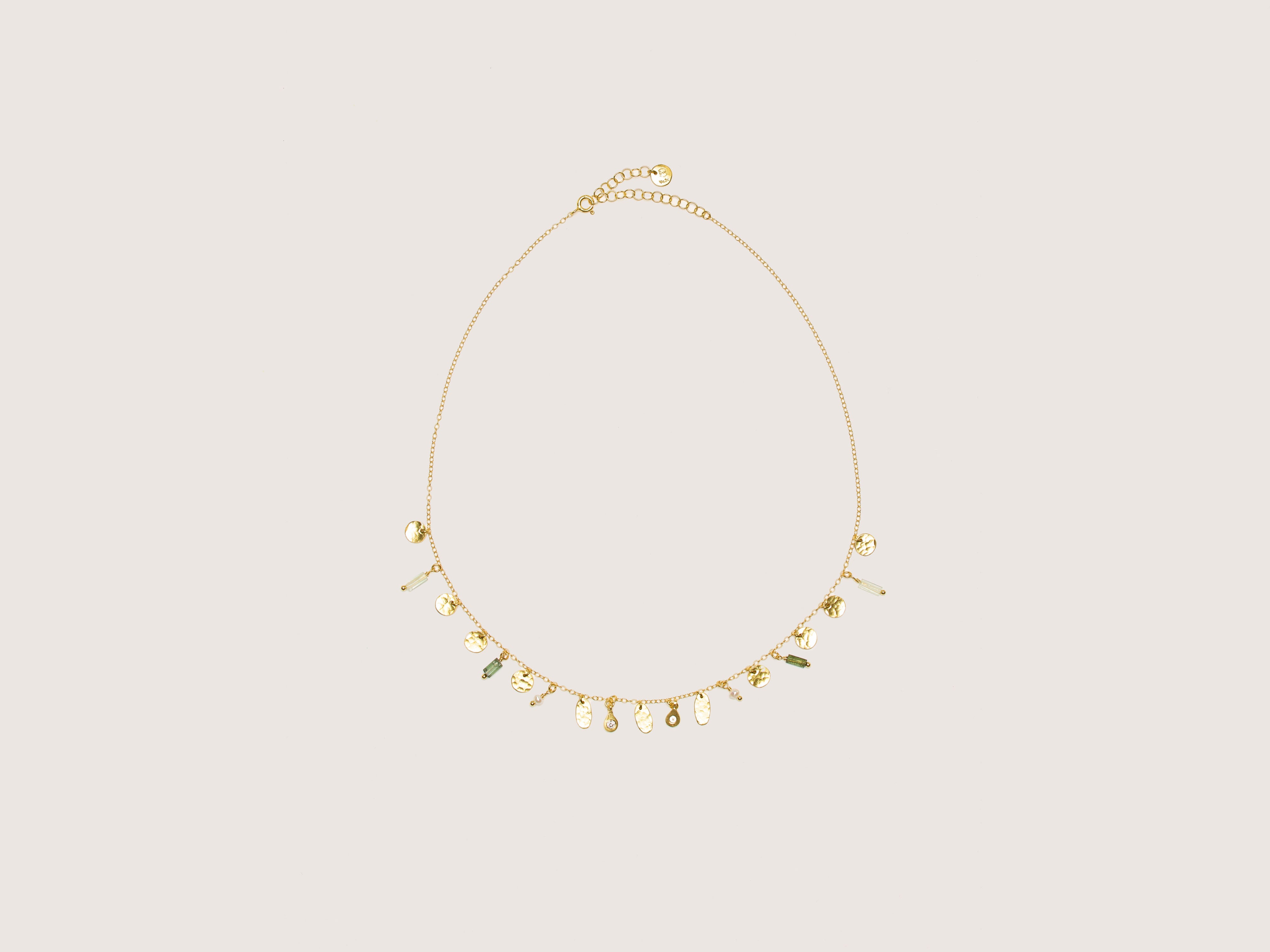 Tourmaline Necklace (242 / W / GOLD)