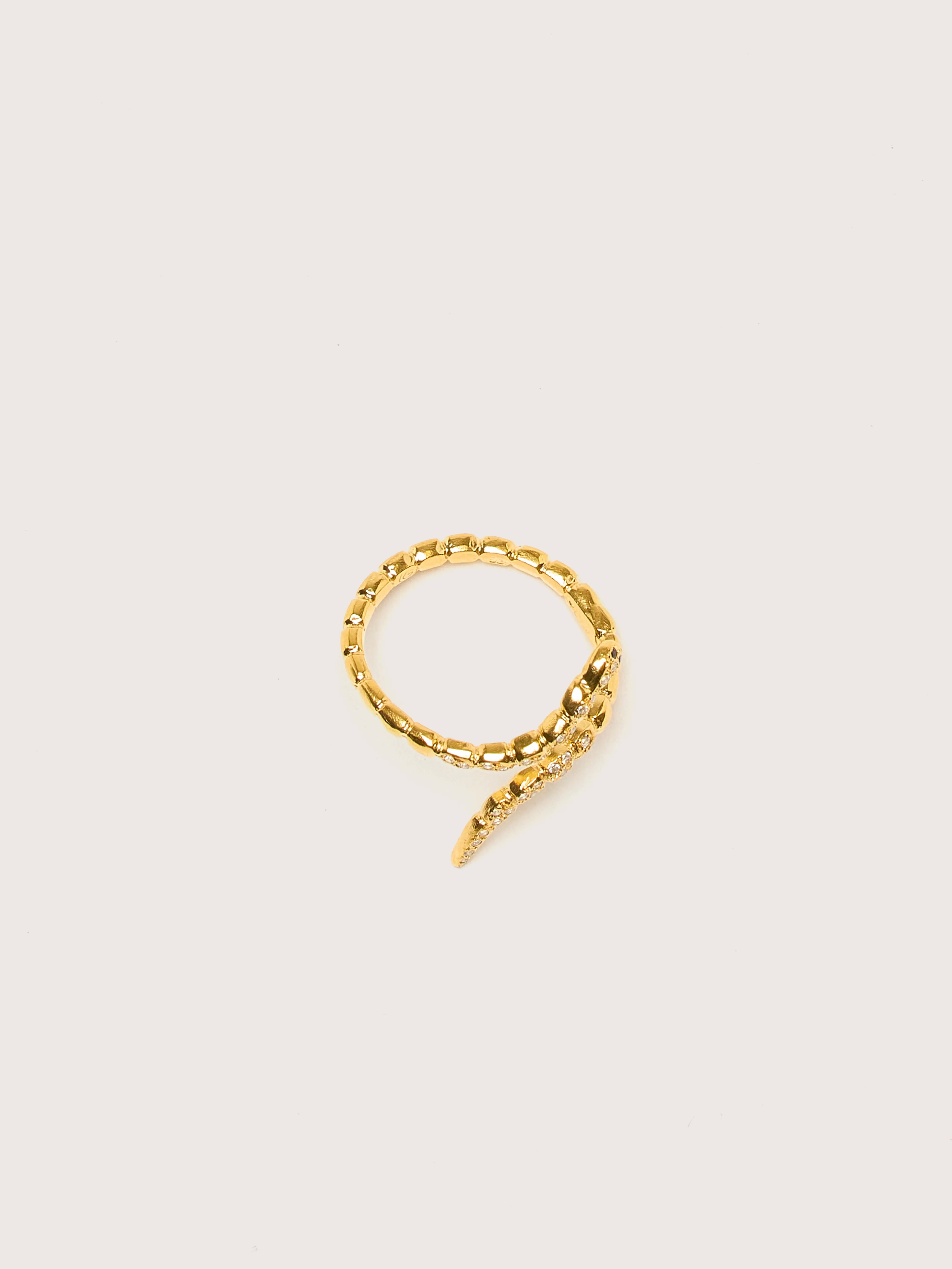 Gold Snake Ring (242 / W / GOLD)