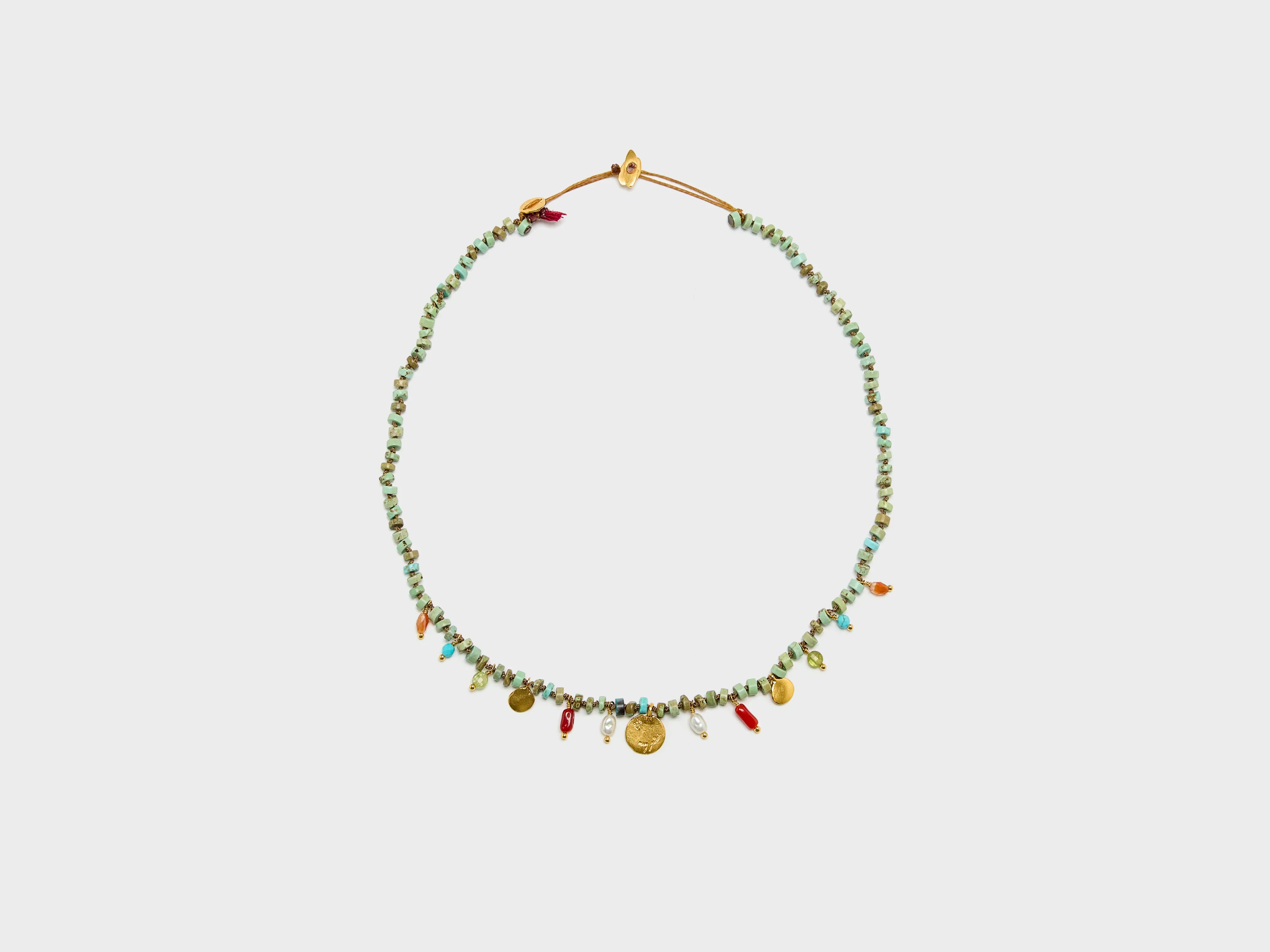 N° N41 Necklace  (252 / W / GREEN)