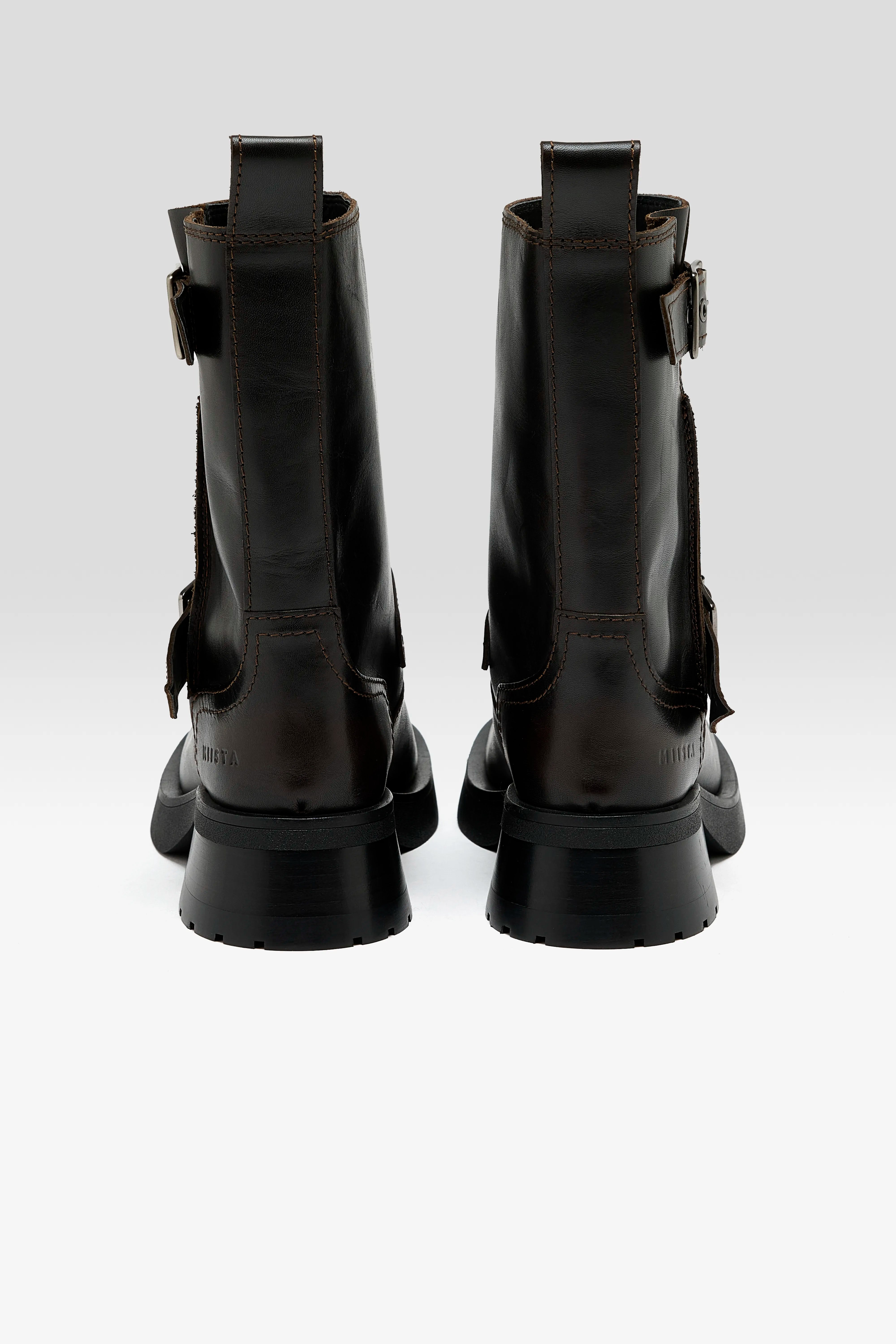 Bottines à boucles Renate Marron   (251 / W / BROWN)