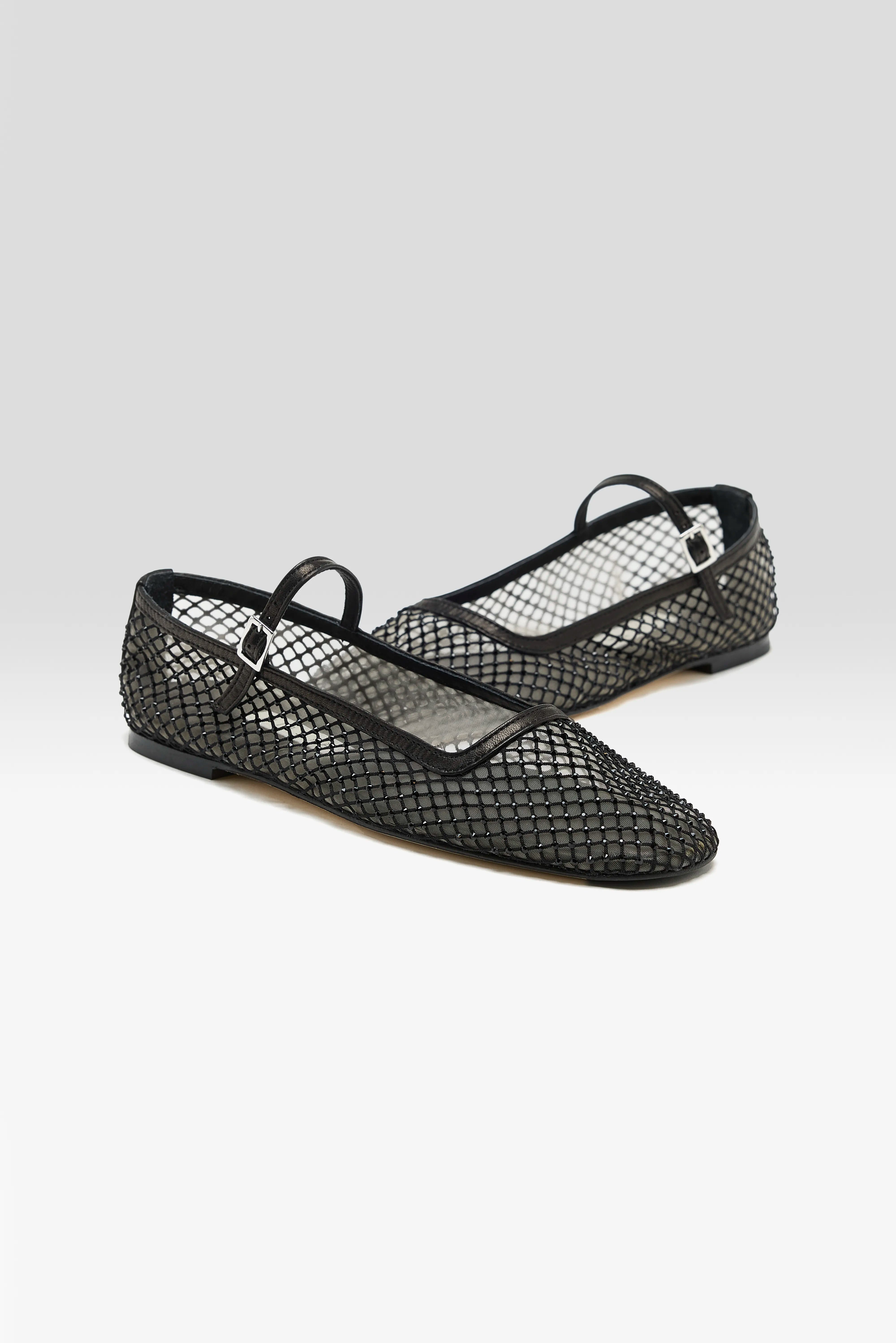 Vanita Black Ballerinas For Women | Bellerose