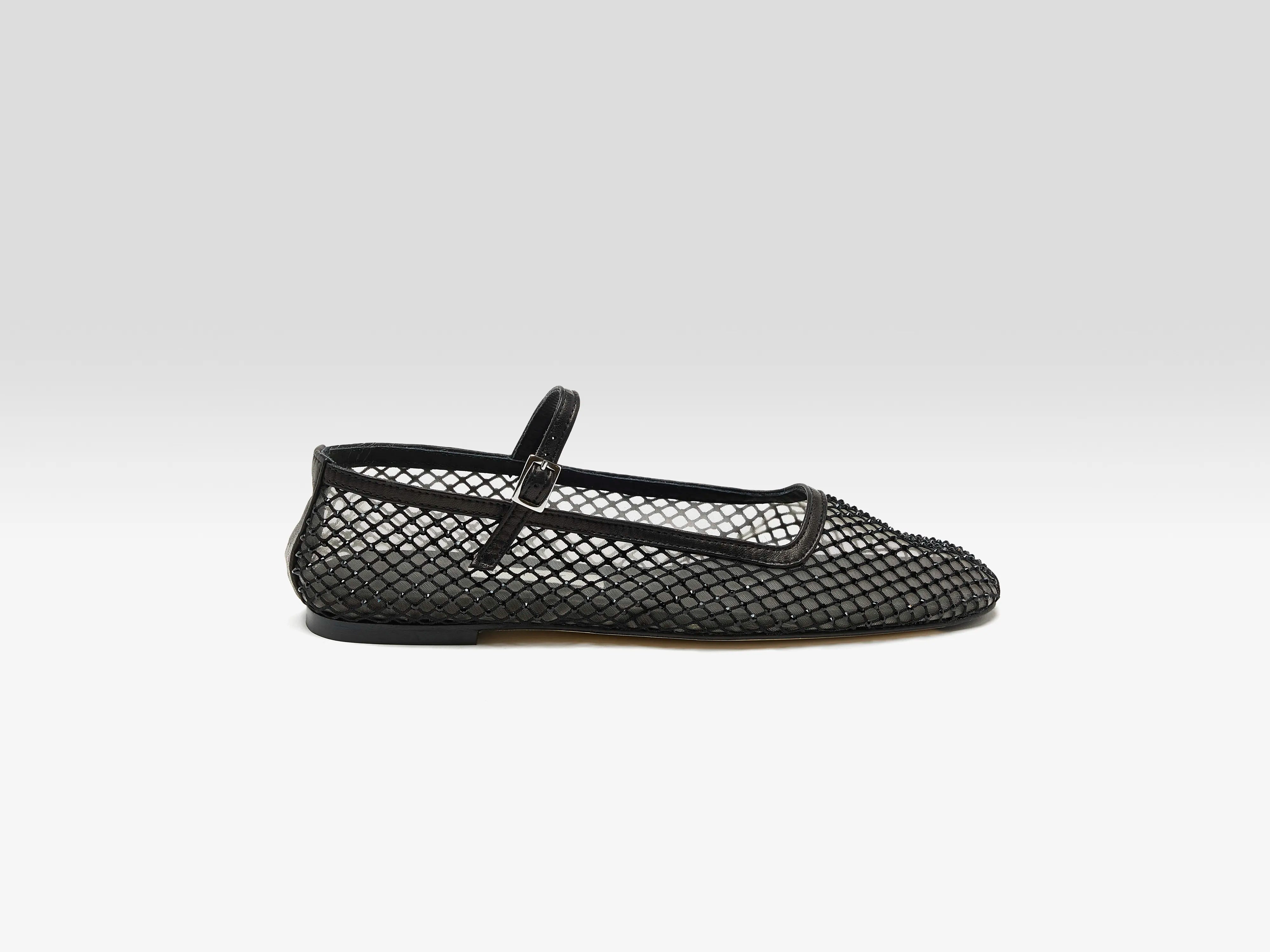Vanita Black Ballerinas (251 / W / BLACK)
