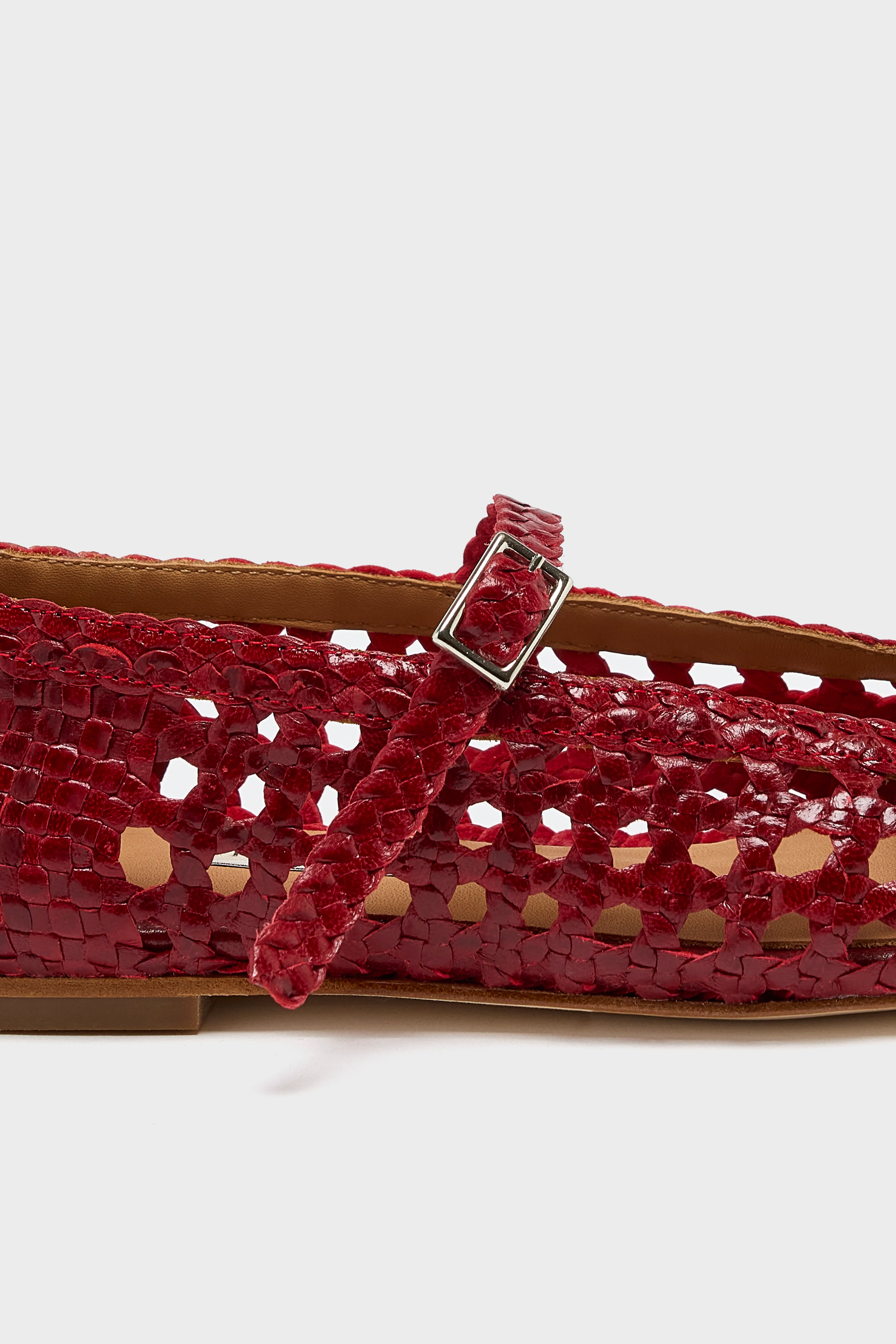 Yeida Dark Red Ballerinas For Women | Bellerose