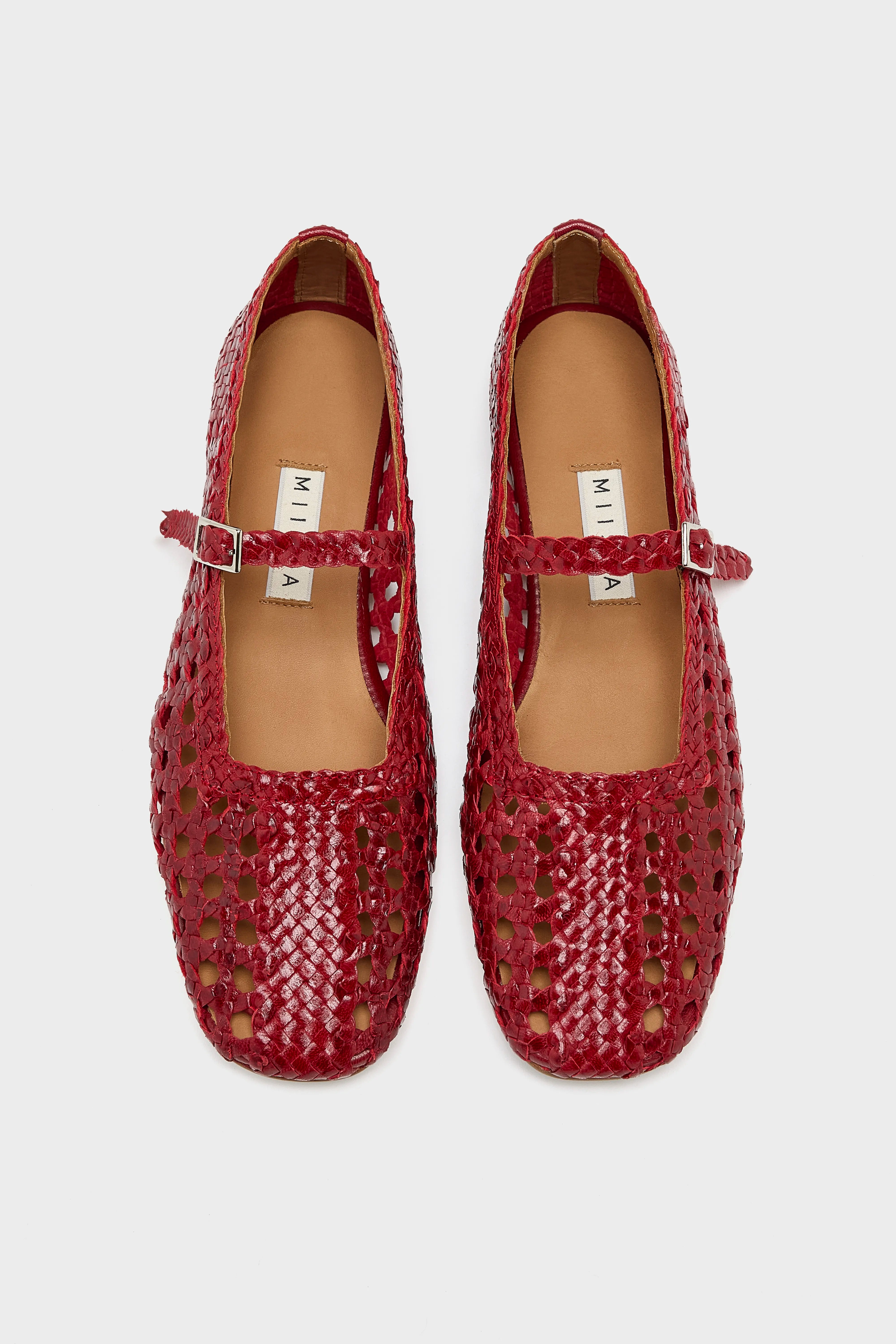 Yeida Dark Red Ballerinas Voor Dames | Bellerose