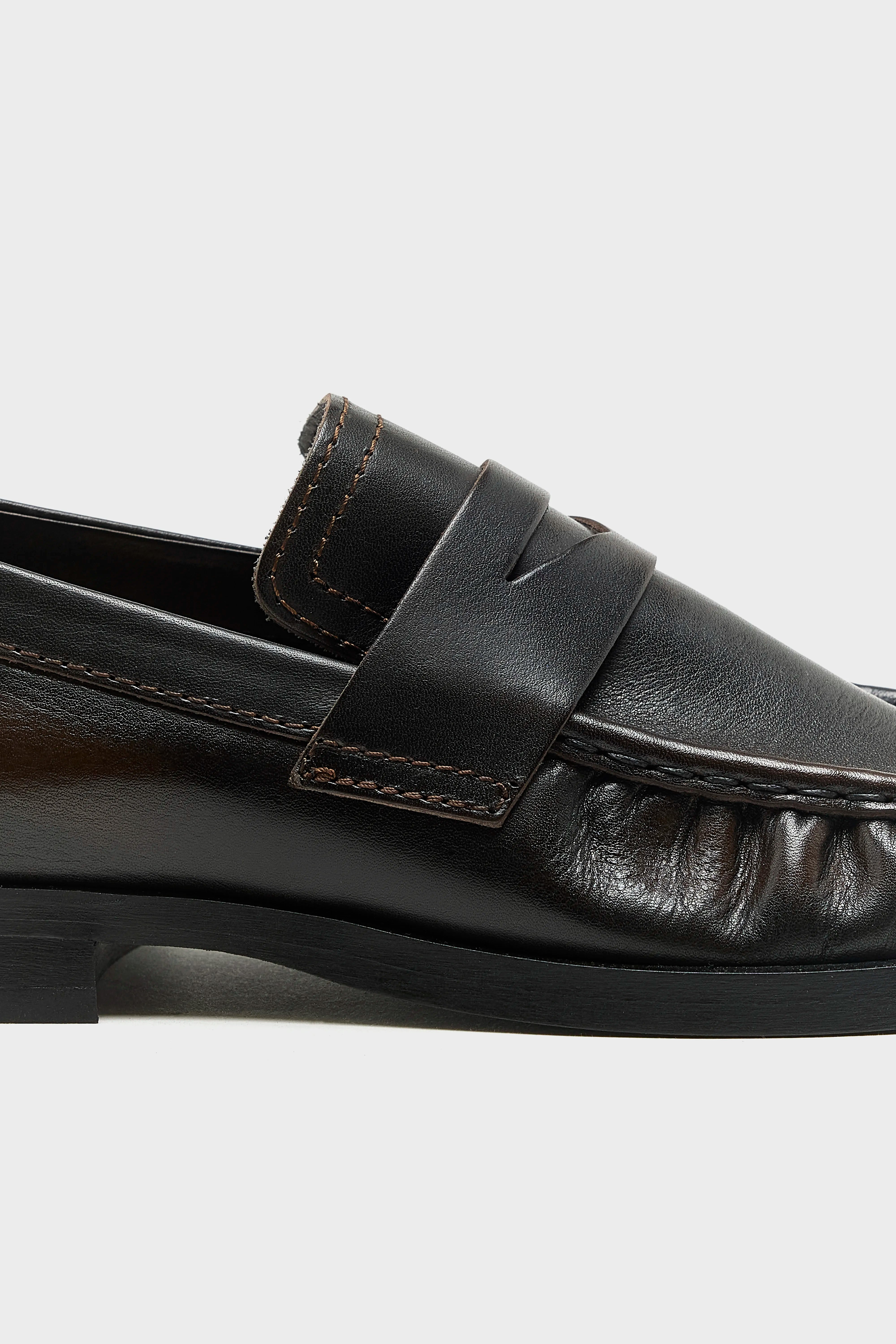 Zita Brown Black Moccasin Loafers Voor Dames | Bellerose