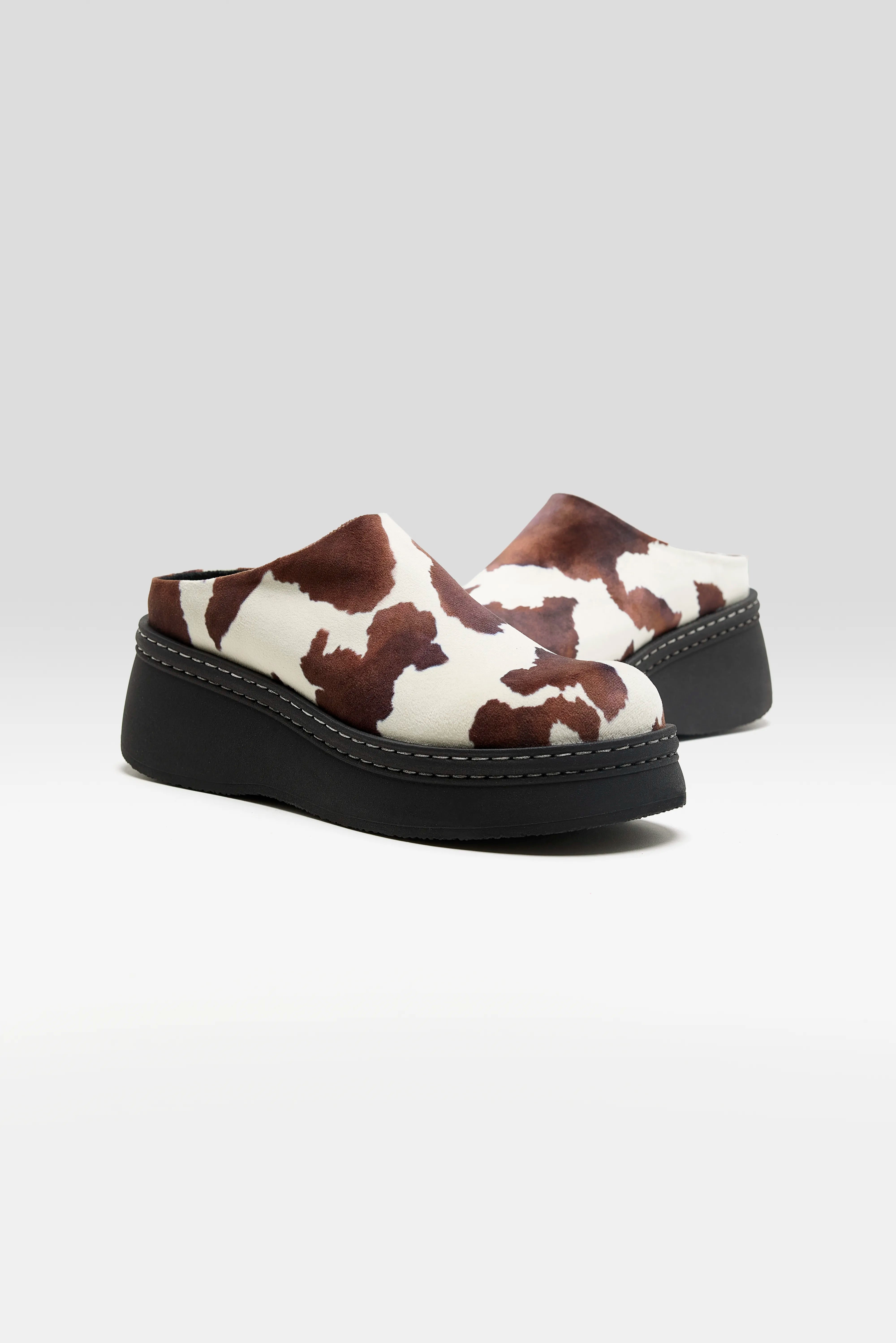Kristi Platform Mules for Women (262 / W / OFF WHITE)