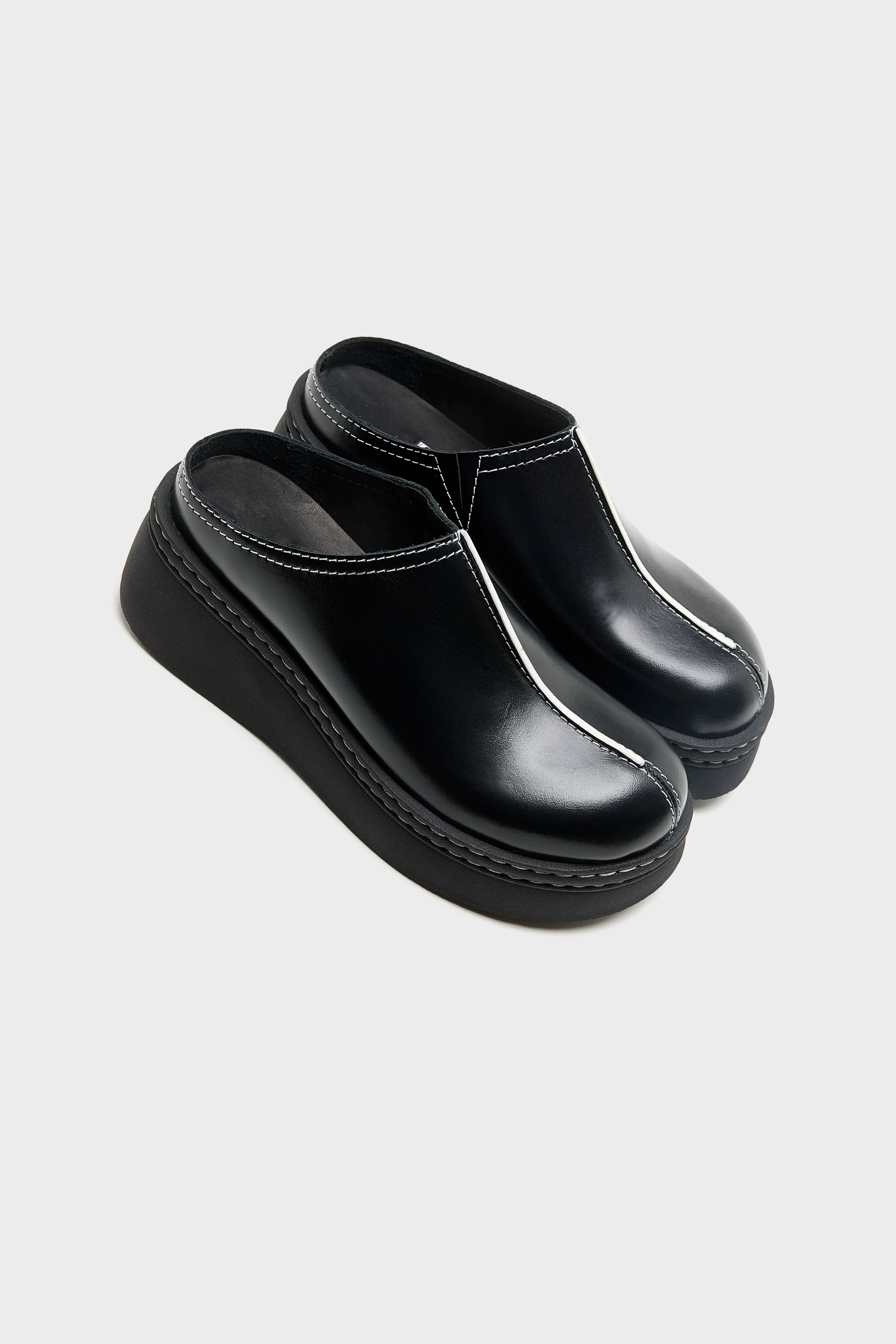 Mules à plateforme Mego pour Femme (262 / W / BLACK)