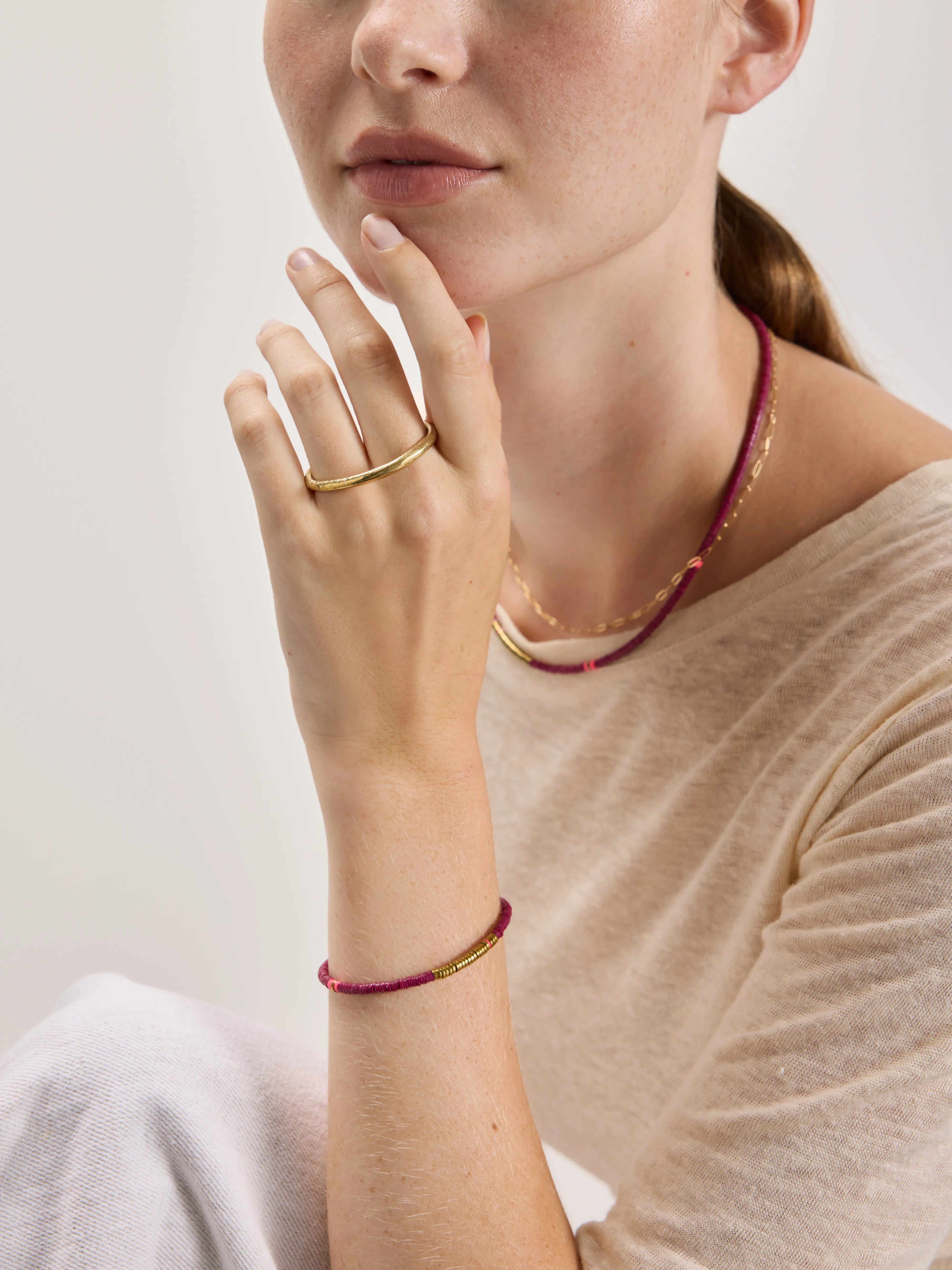 Bague Mono Or Pour Femme | Bellerose