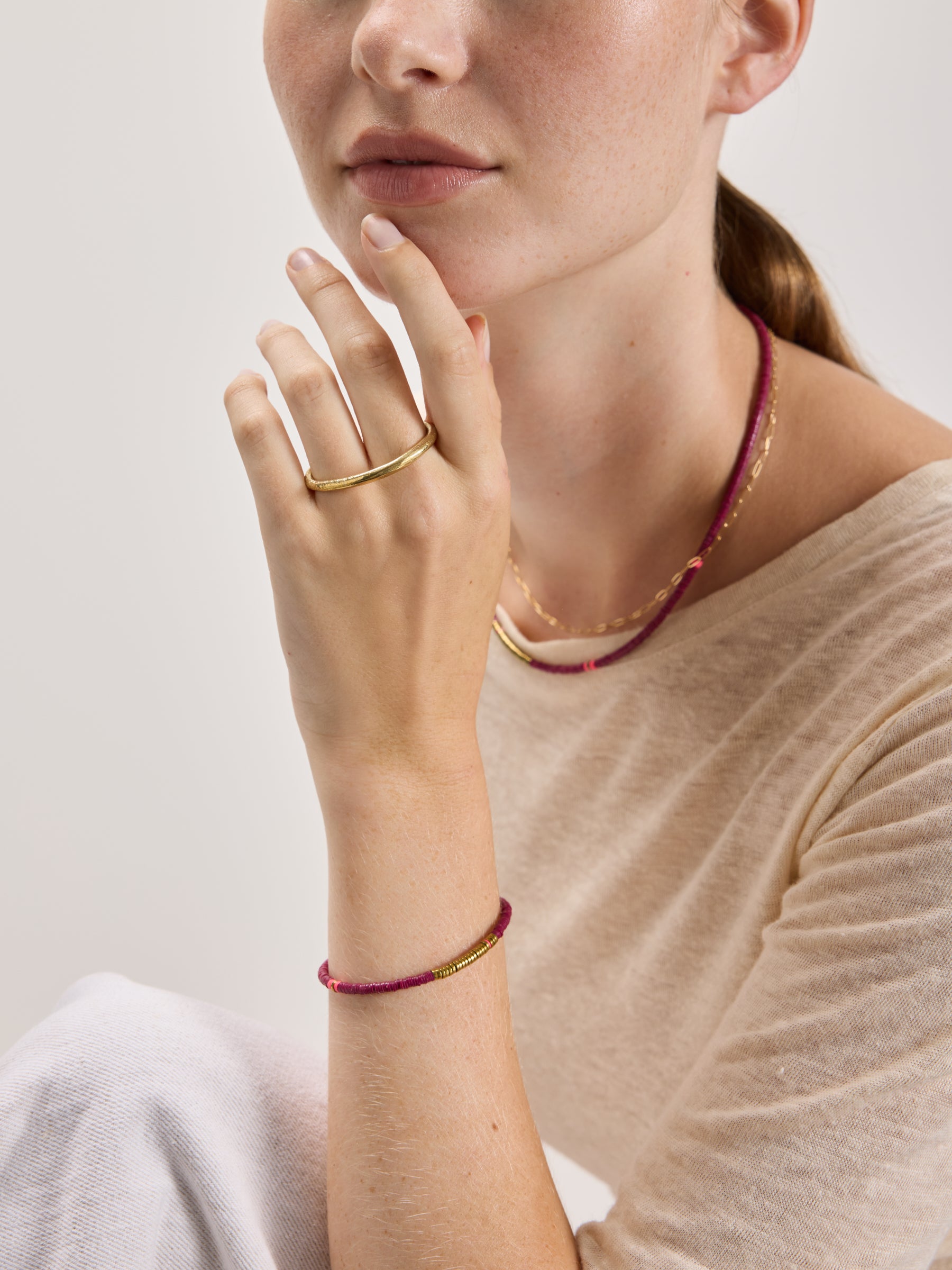 Mono Gold Ring Voor Dames | Bellerose