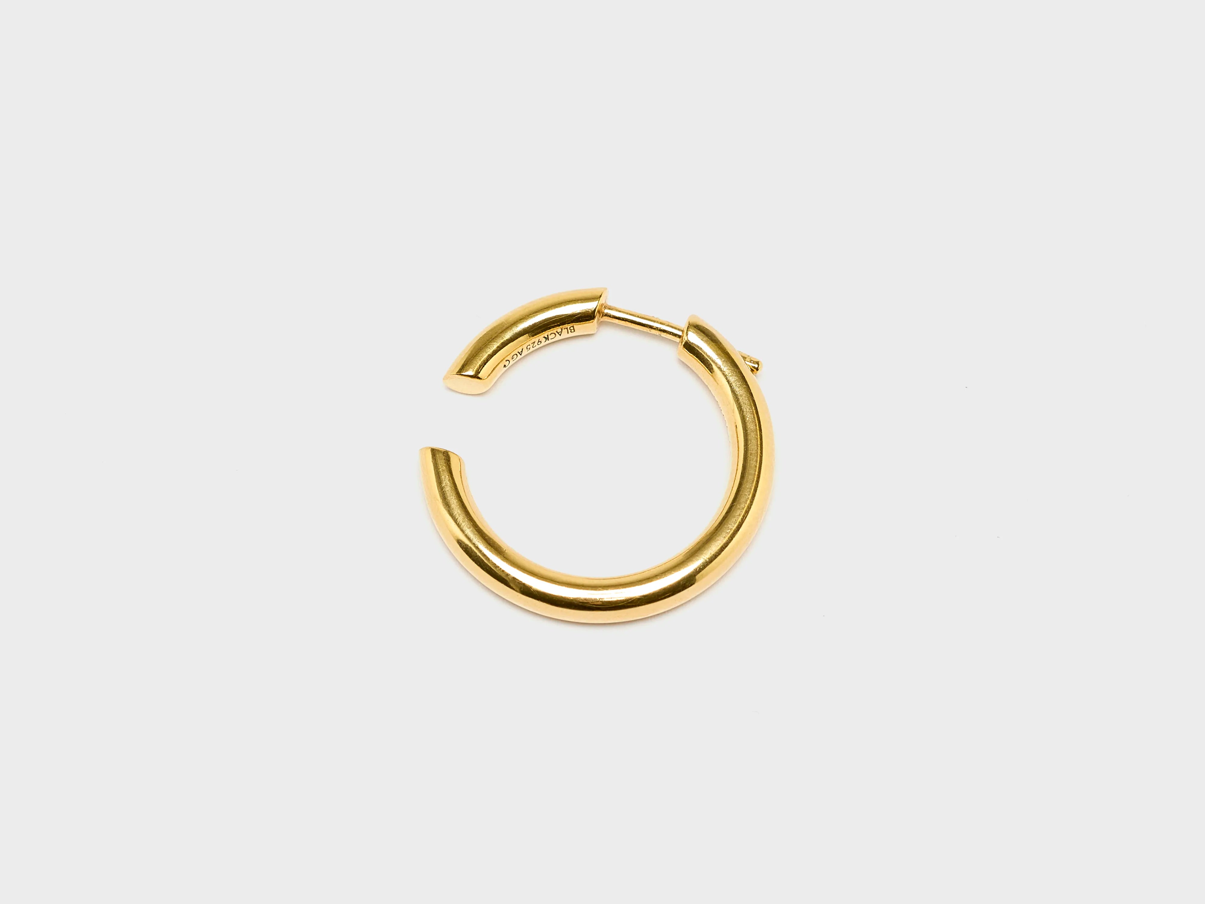 Disrupted 22 Hoop Earring (242 / W / GOLD)