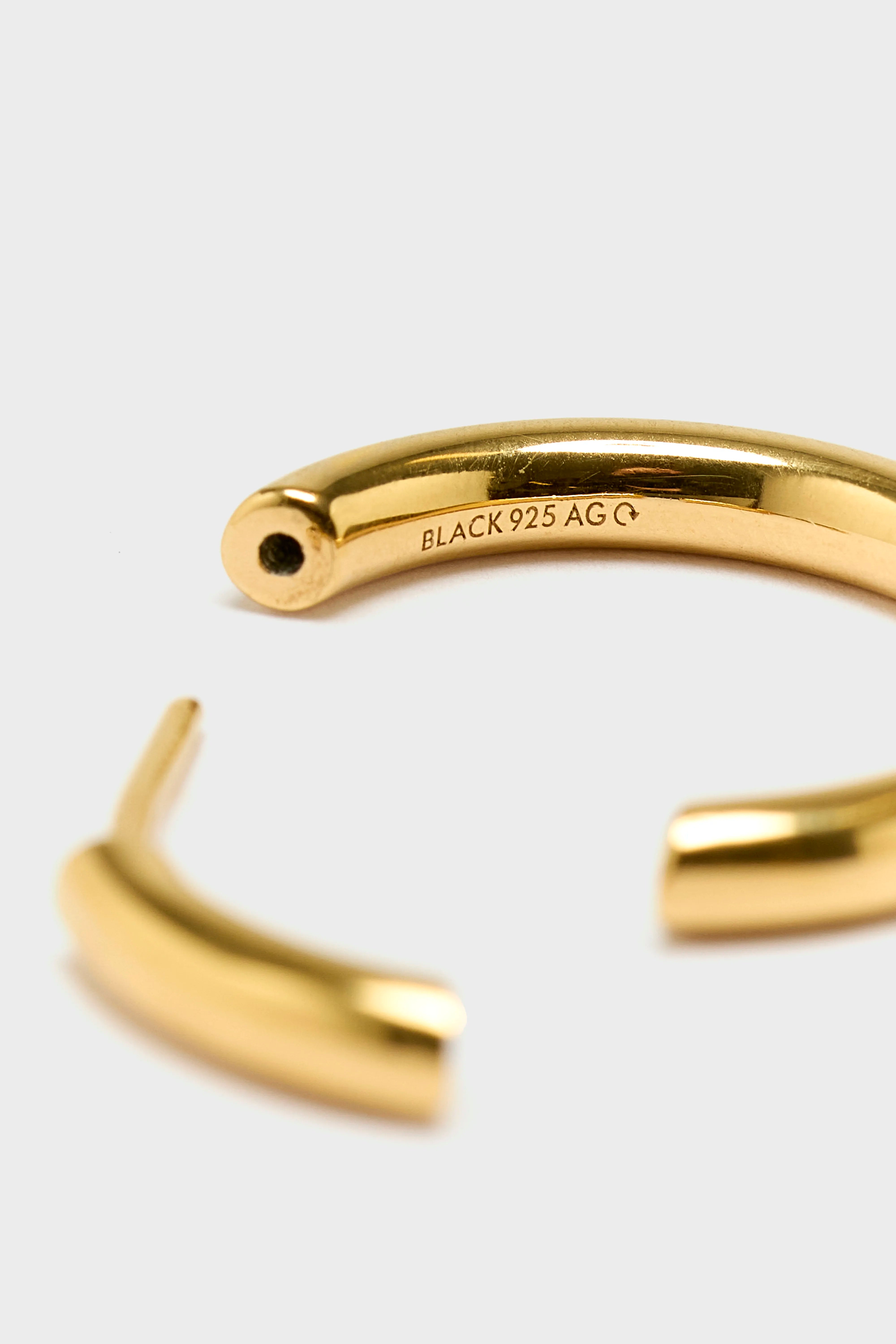 Disrupted 22 Hoop Earring (242 / W / GOLD)