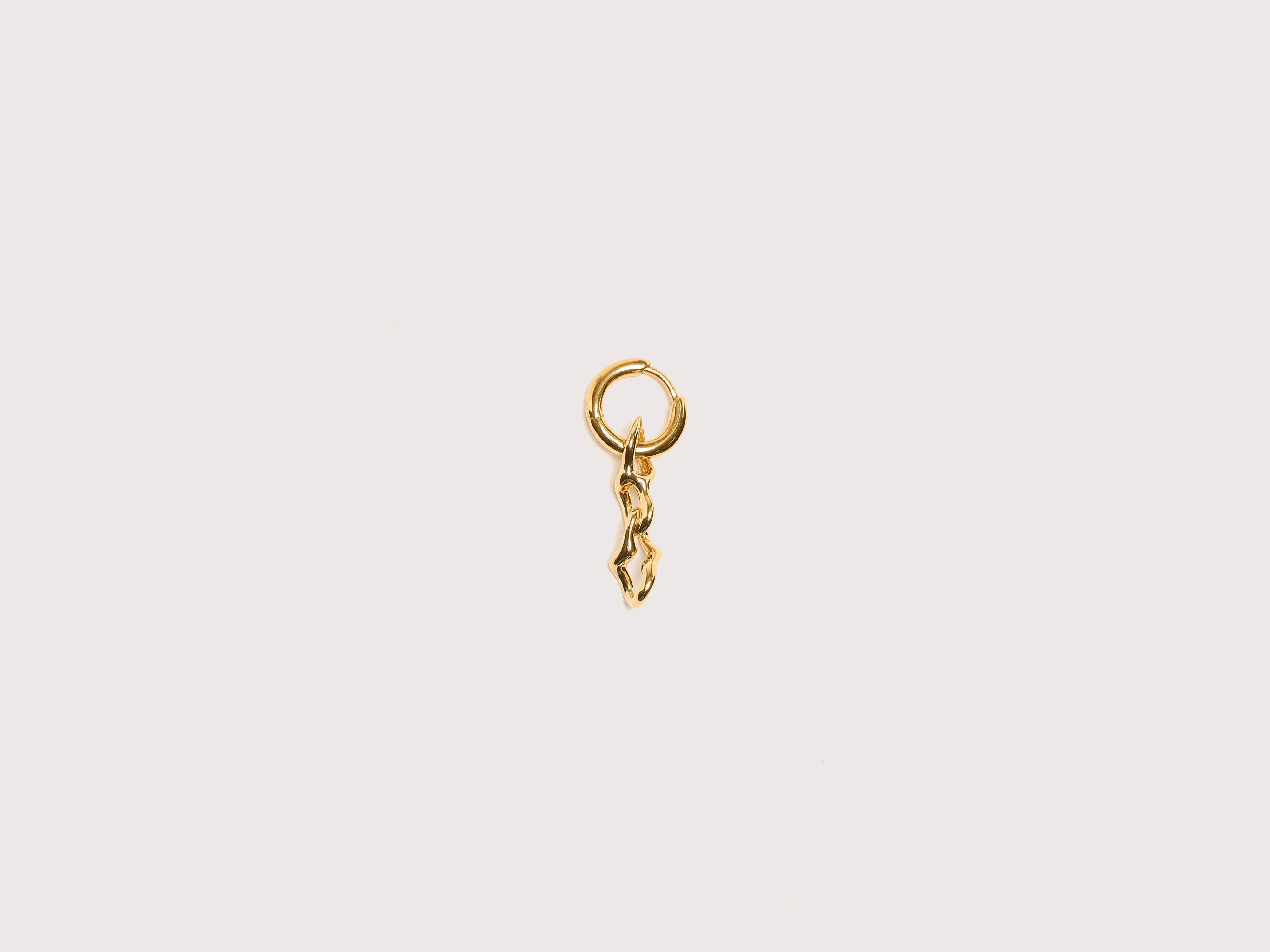 Boucle d'oreille Sélène avec charms (242 / W / GOLD)