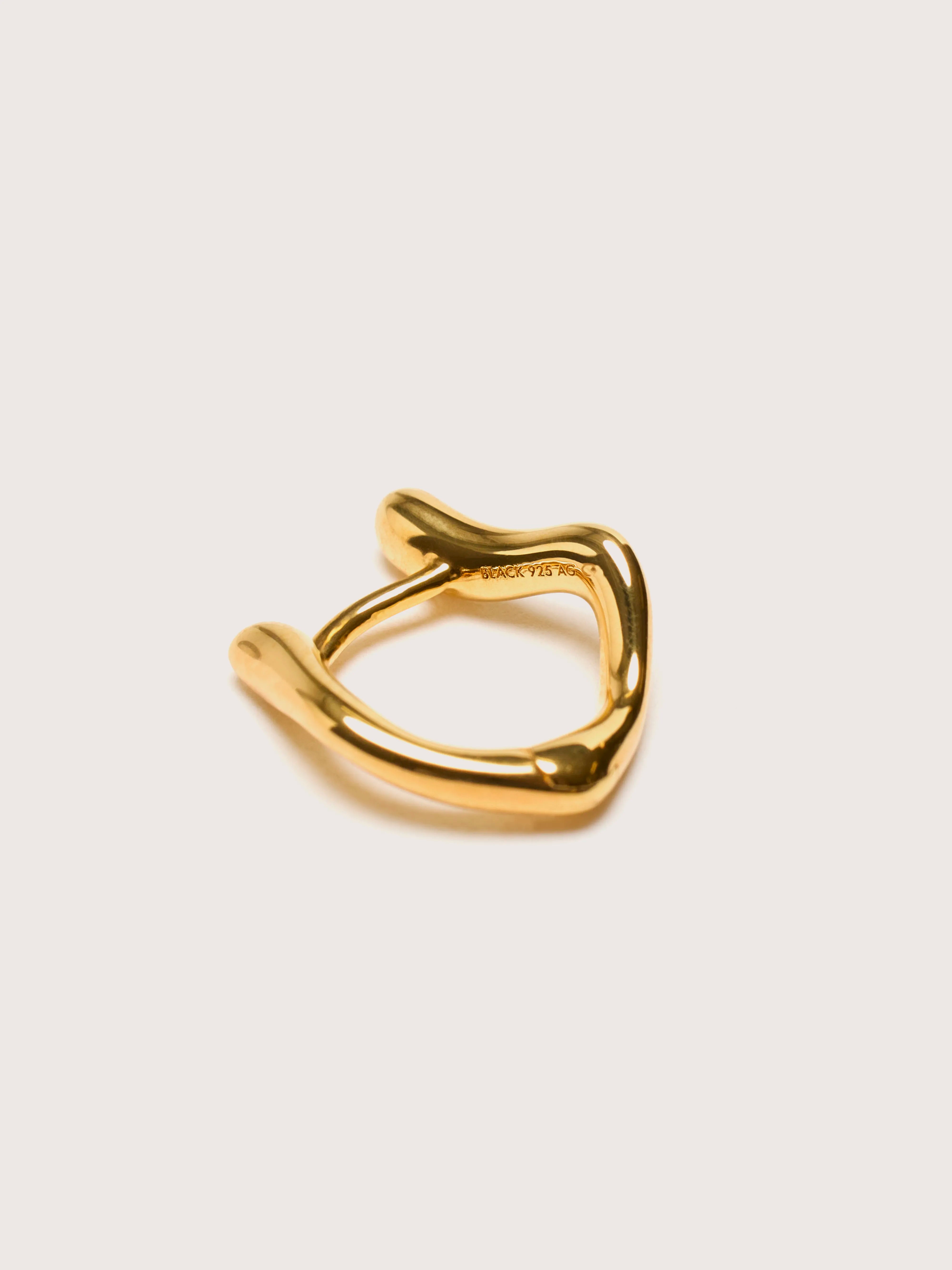 Yasmin 8 Huggie Right Earring (242 / W / GOLD)