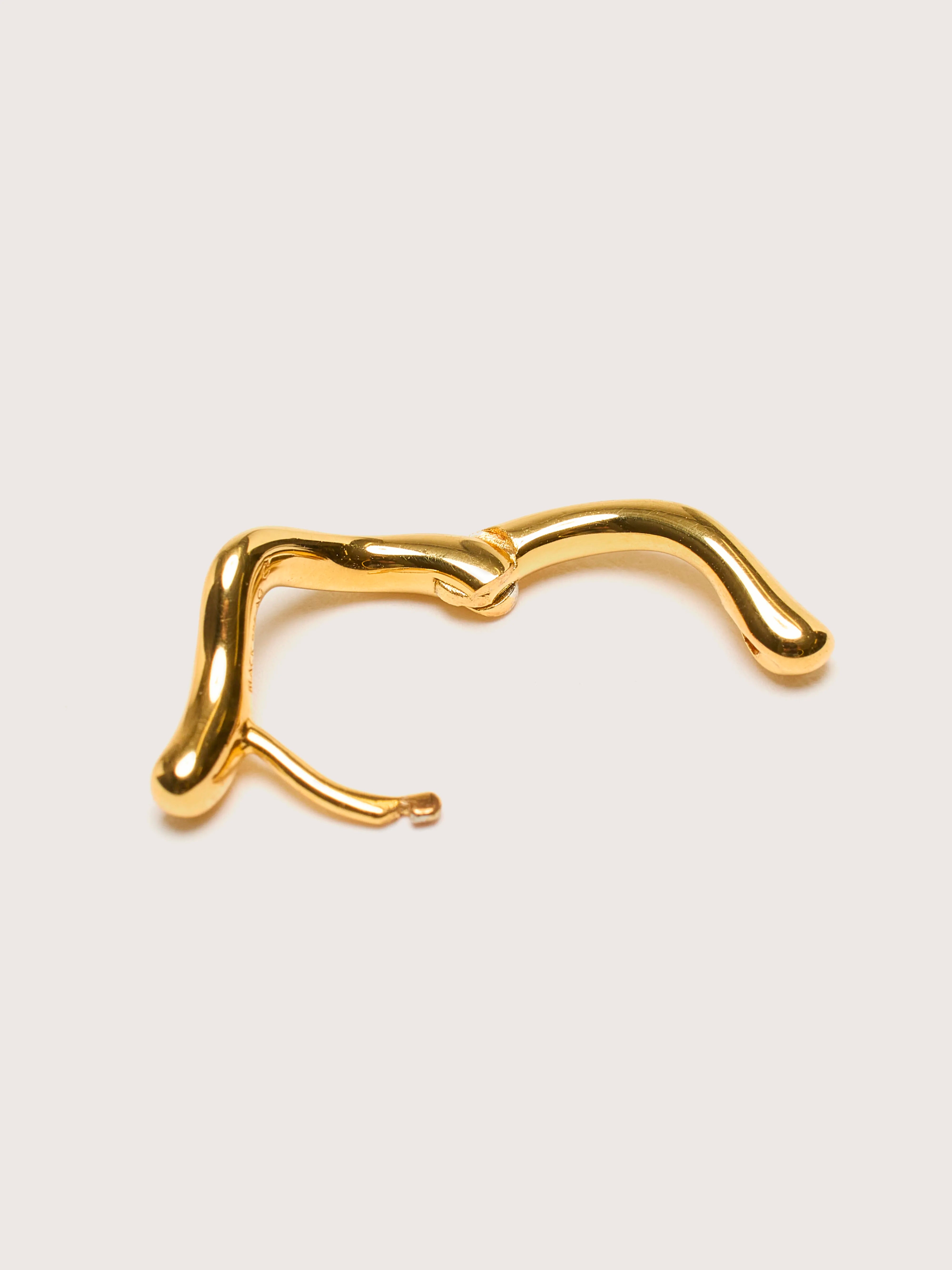 Yasmin 8 Huggie Right Earring (242 / W / GOLD)