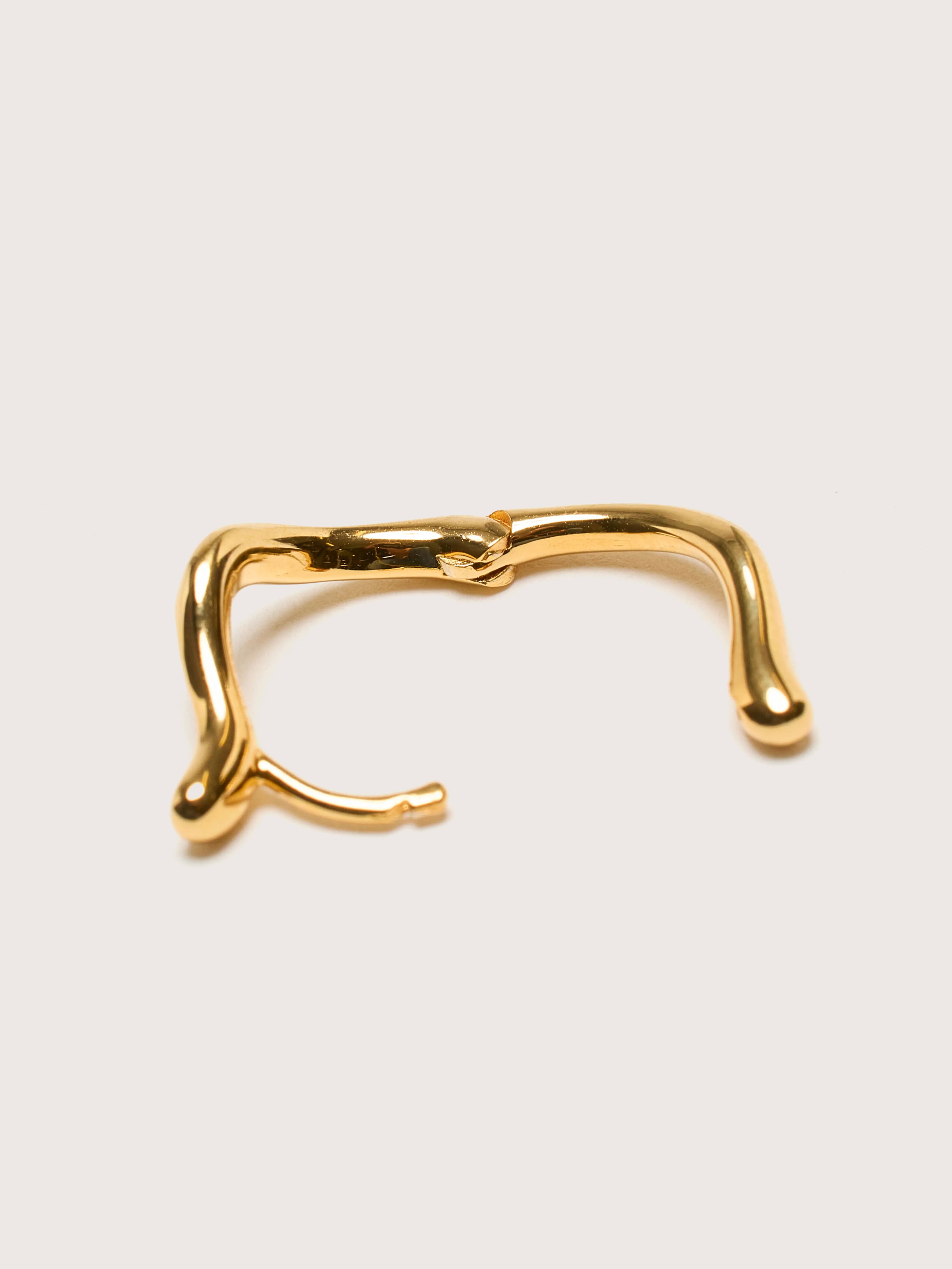 Yasmin 12 Huggie Right Earring (242 / W / GOLD)