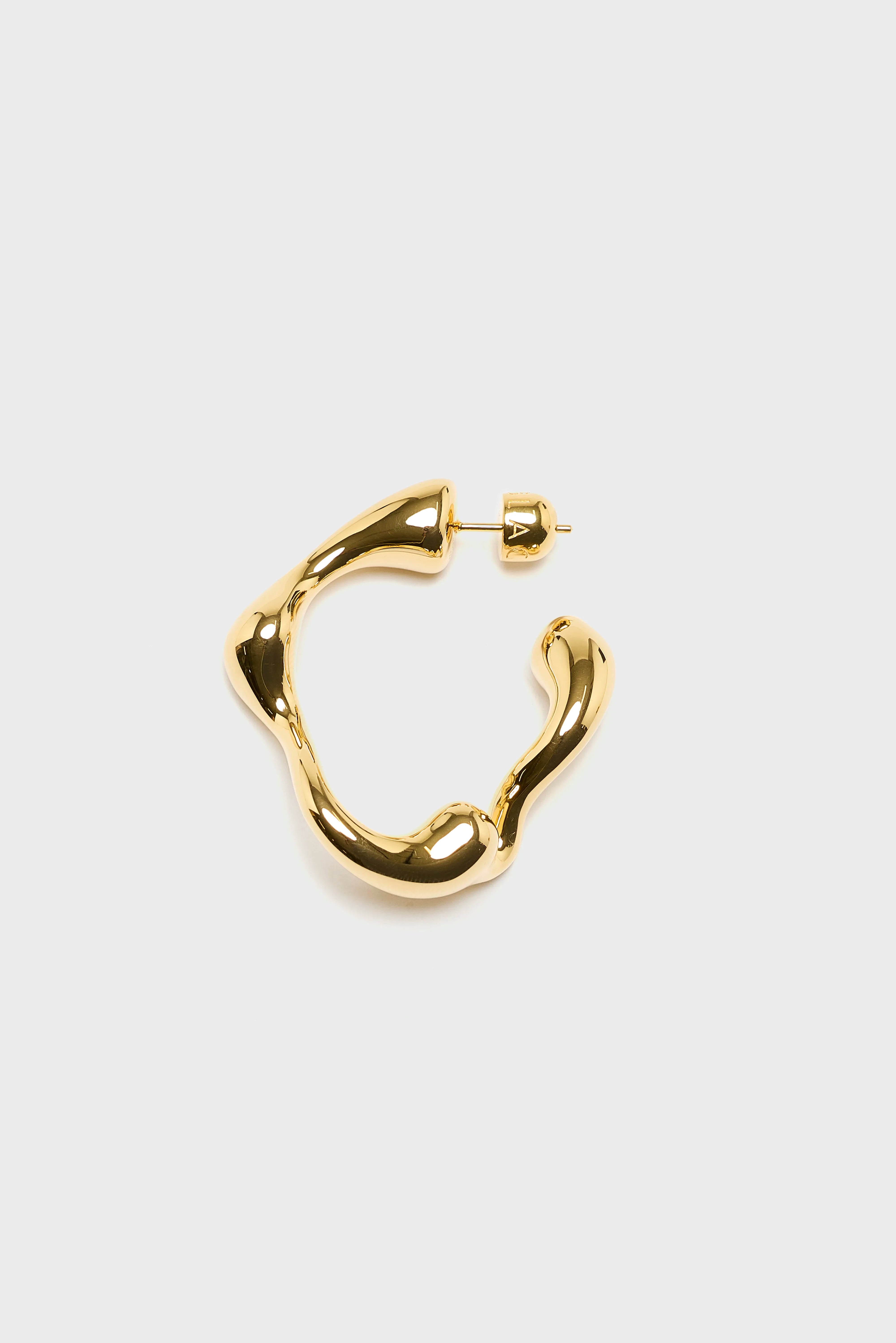 Small Splash Hoop  (251 / W / GOLD)