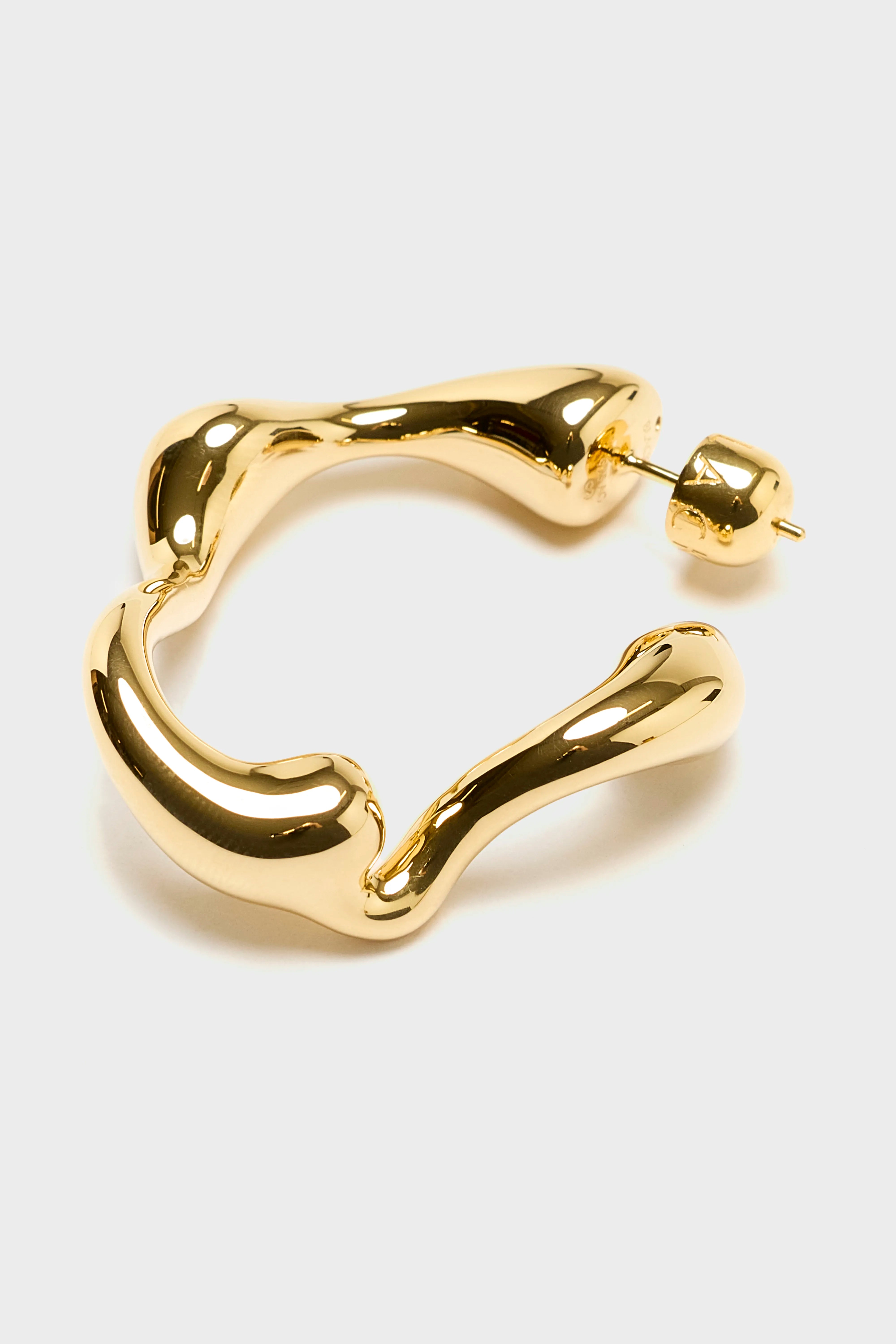 Small Splash Hoop (251 / W / GOLD)