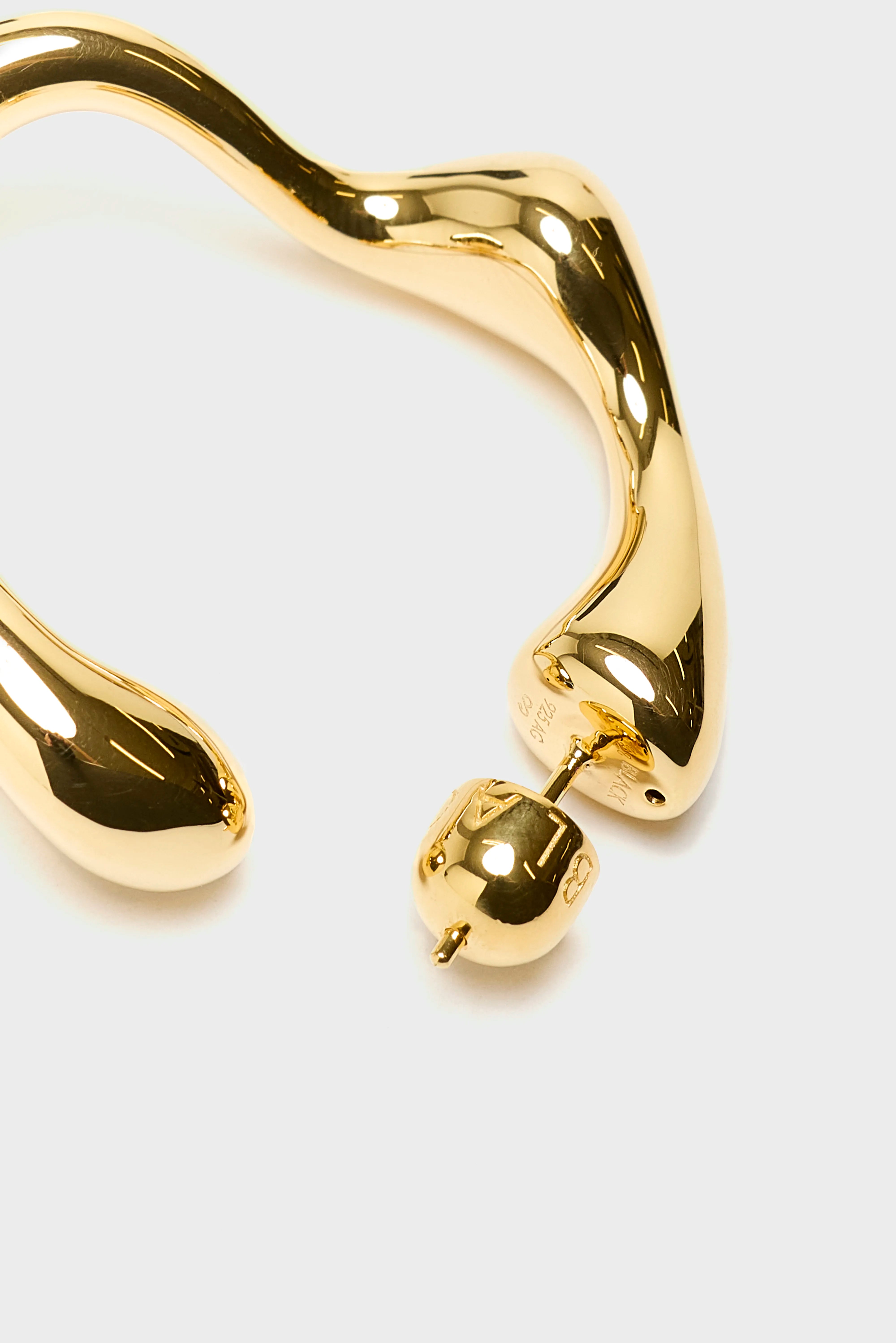Small Splash Hoop (251 / W / GOLD)