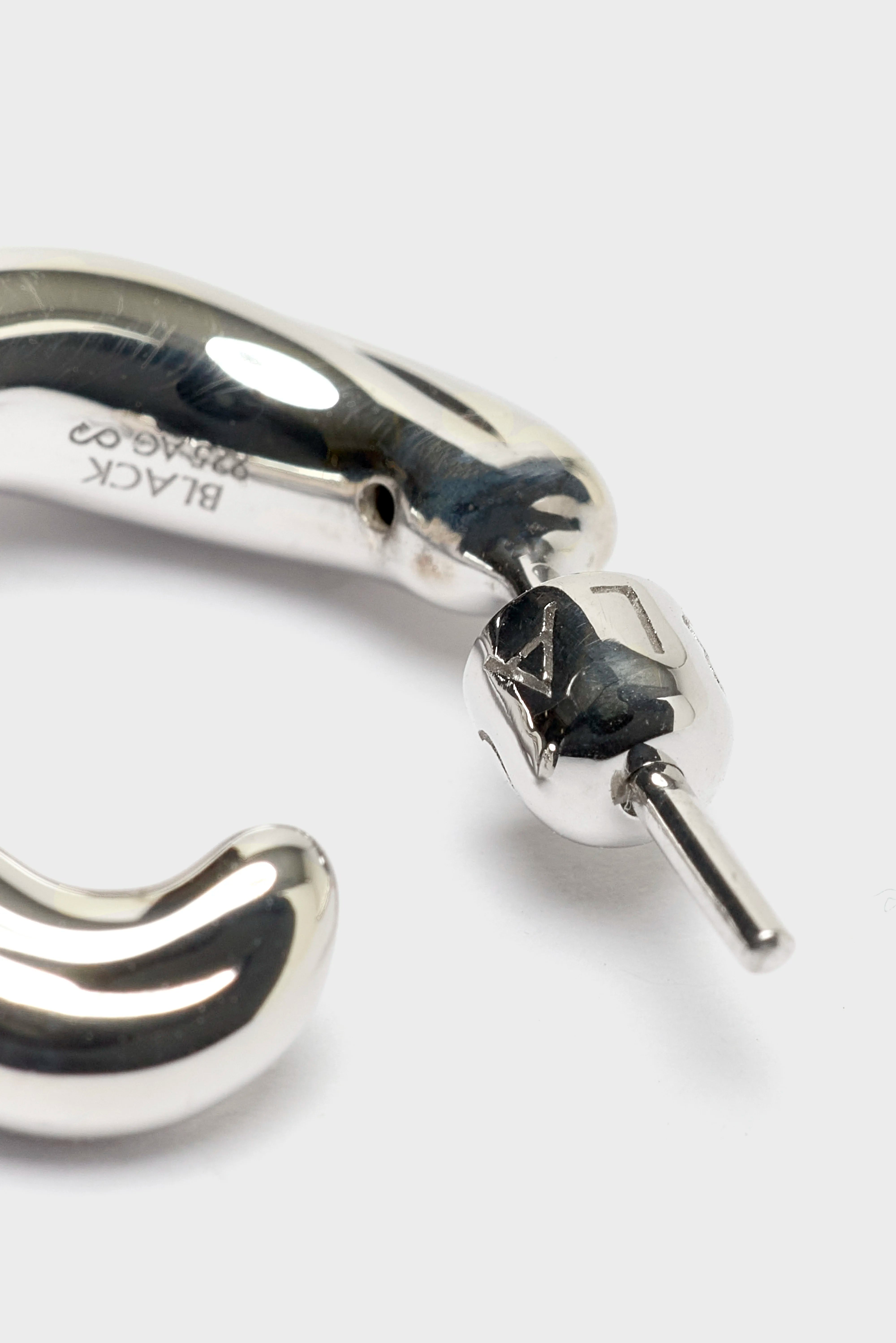 Petite Créole Gauche Anil (262 / A / SILVER)