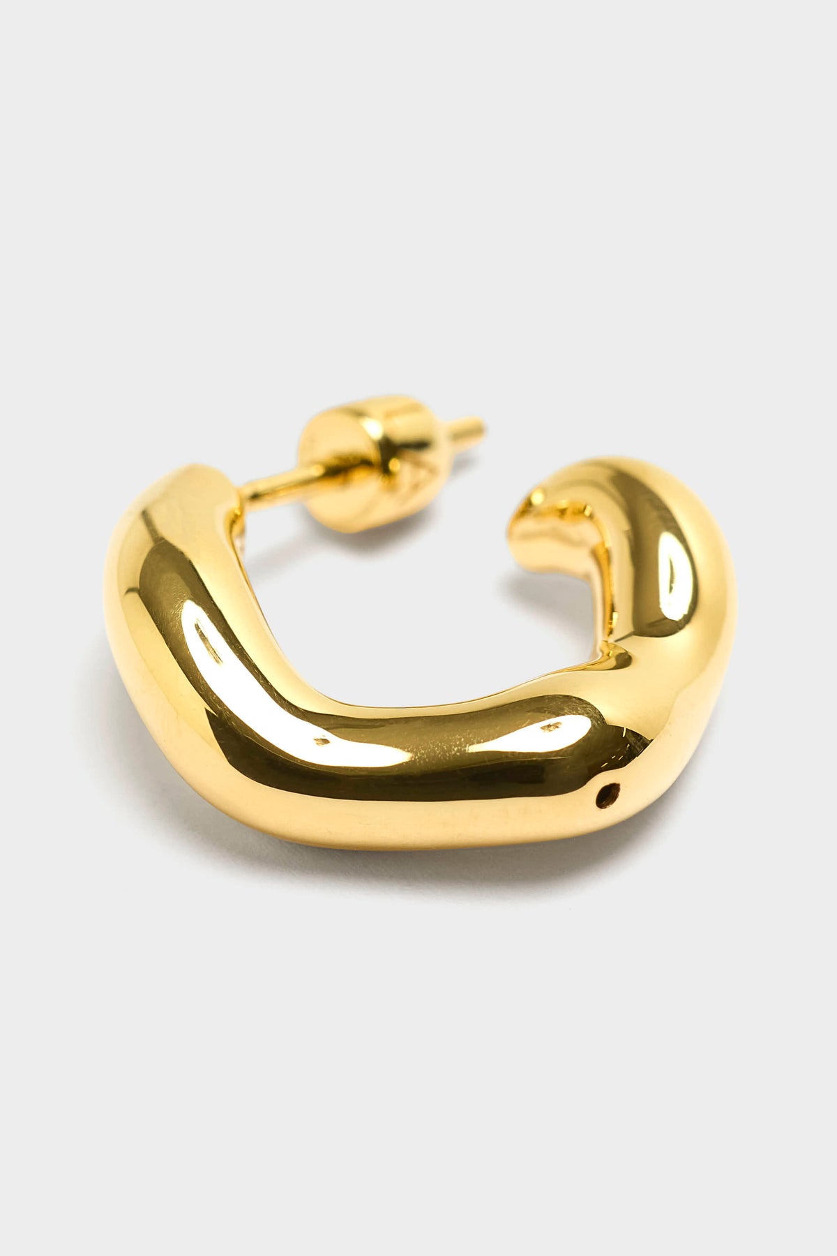 Petite Boucle d'Oreille Créole Droite Anil (262 / W / GOLD)