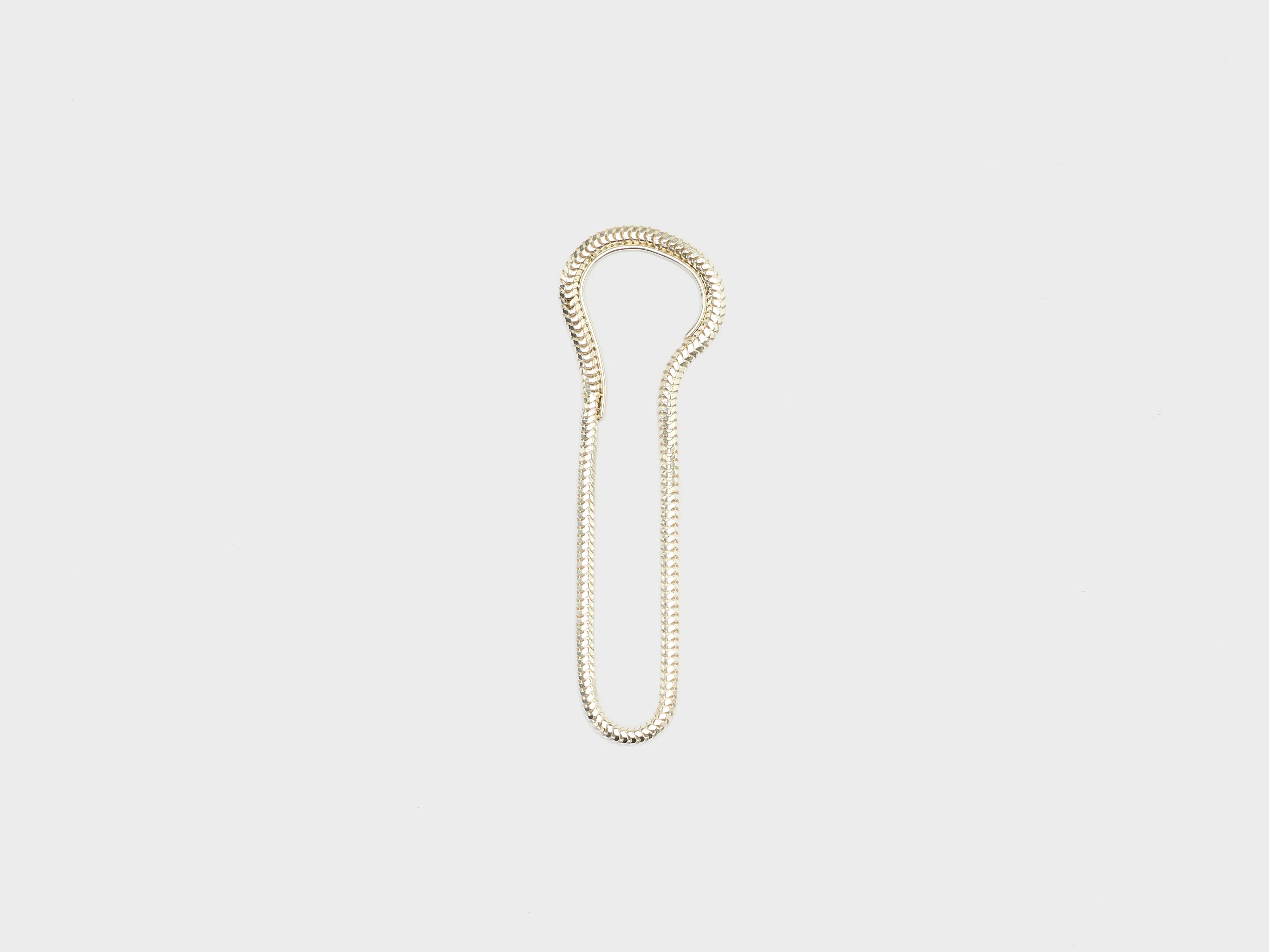 Lissom Circular Earcuff  (252 / W / SILVER)