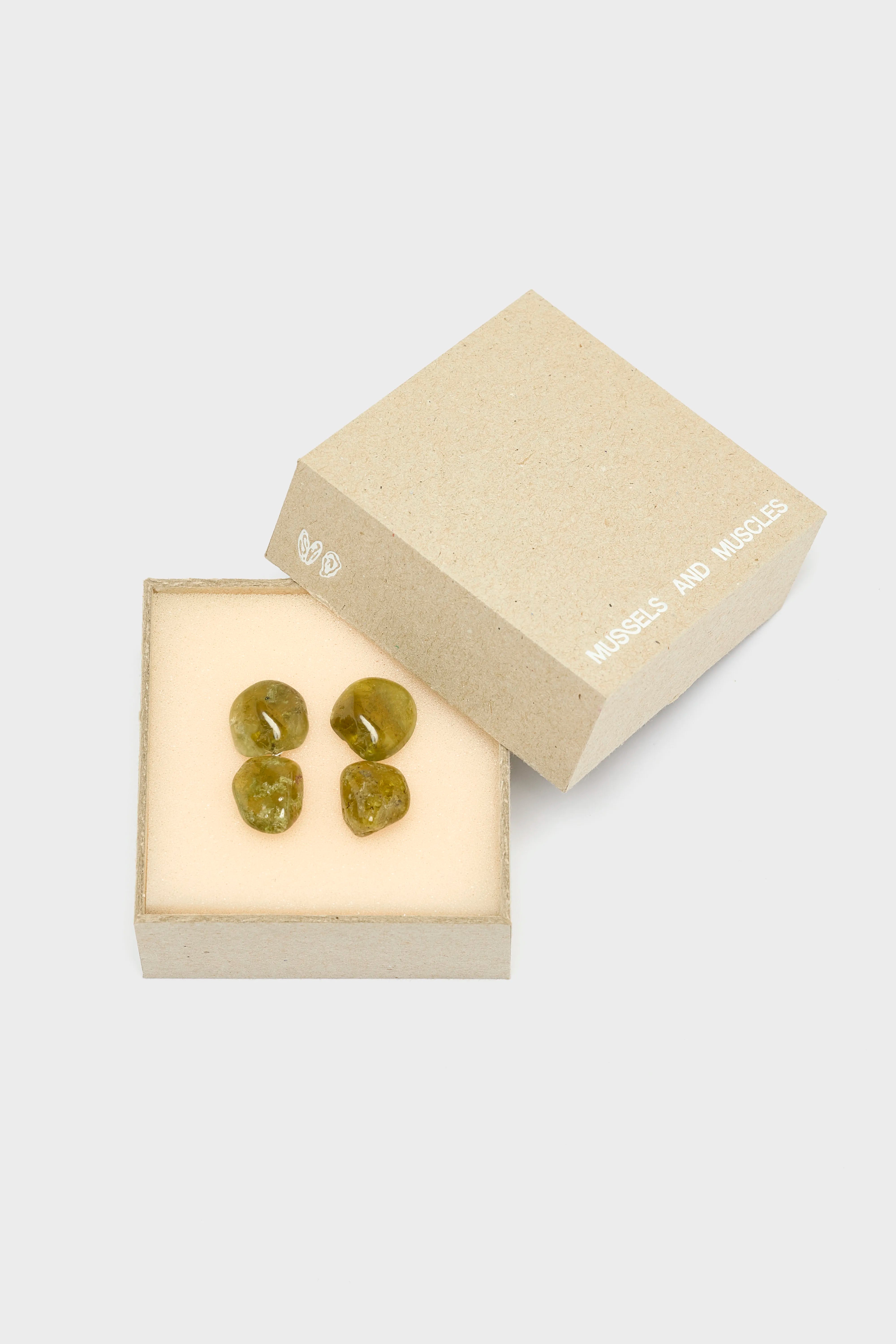 Dark Green Pebbles Earrings For Women | Bellerose