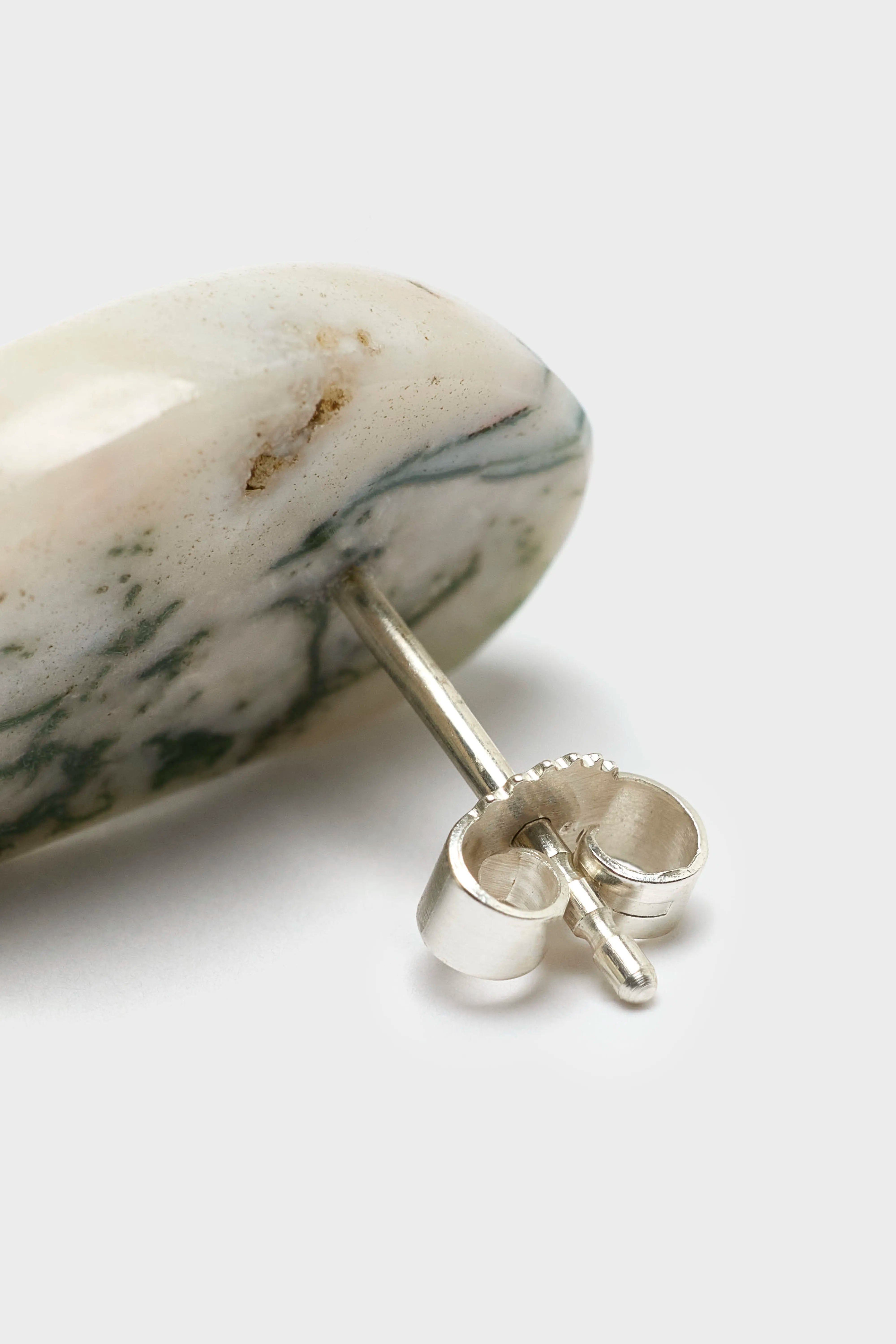 Boucles d'oreilles Dendrite Pebble N°2 (261 / W / BLACK)