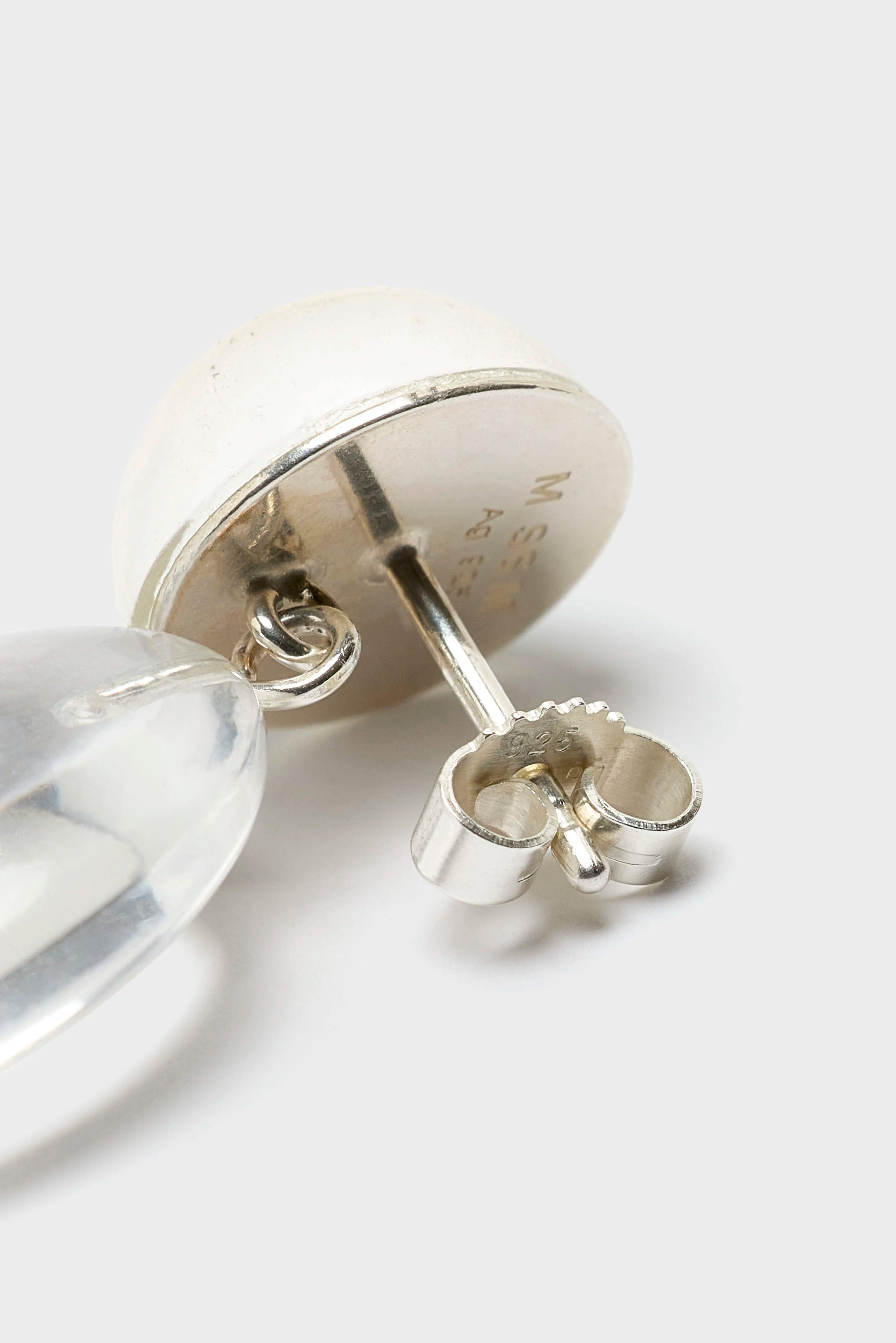 Boucles d'oreilles en cristal NO1 (261 / W / WHITE)