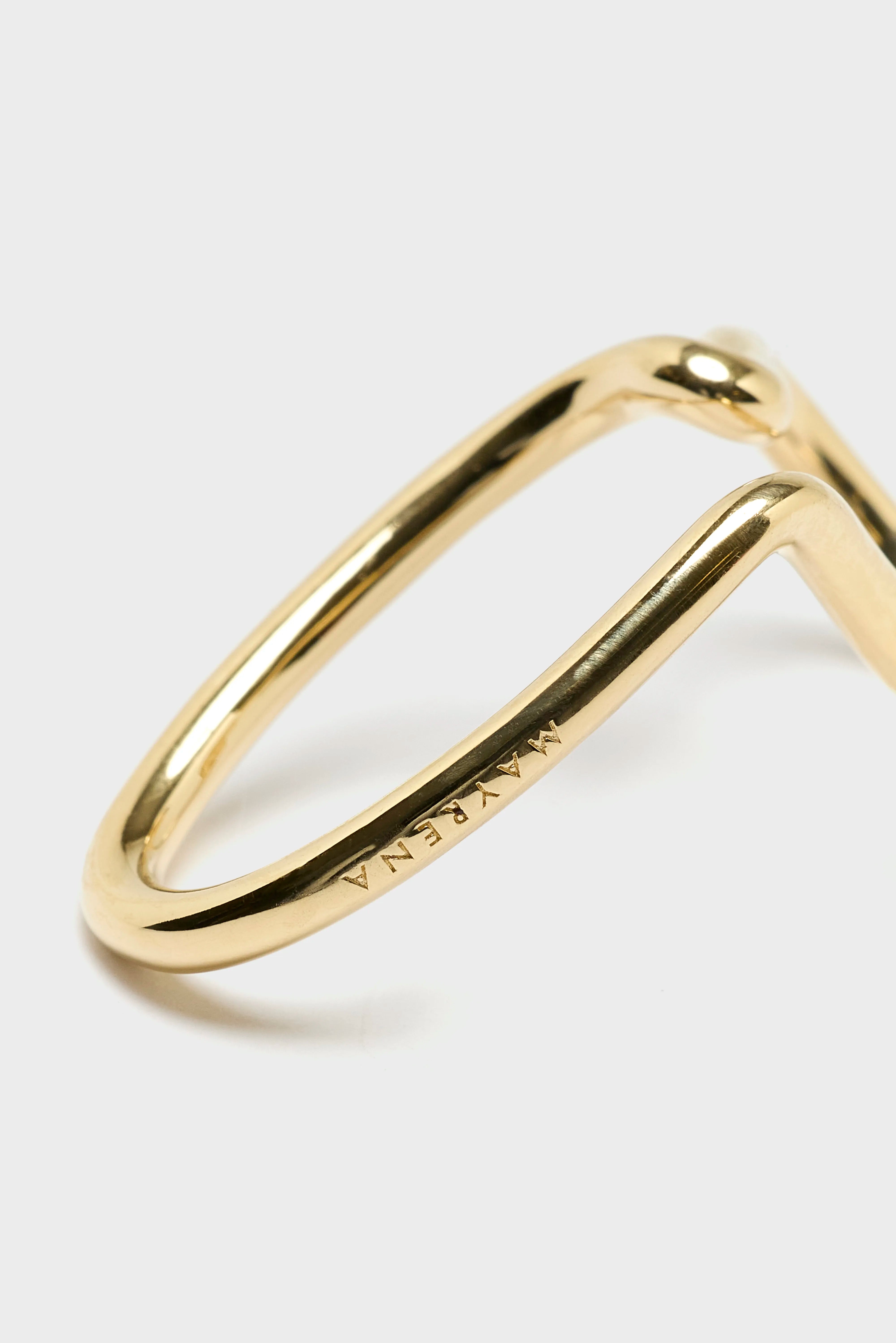 Boucle d'oreille droite La Virtuose (261 / W / GOLD)