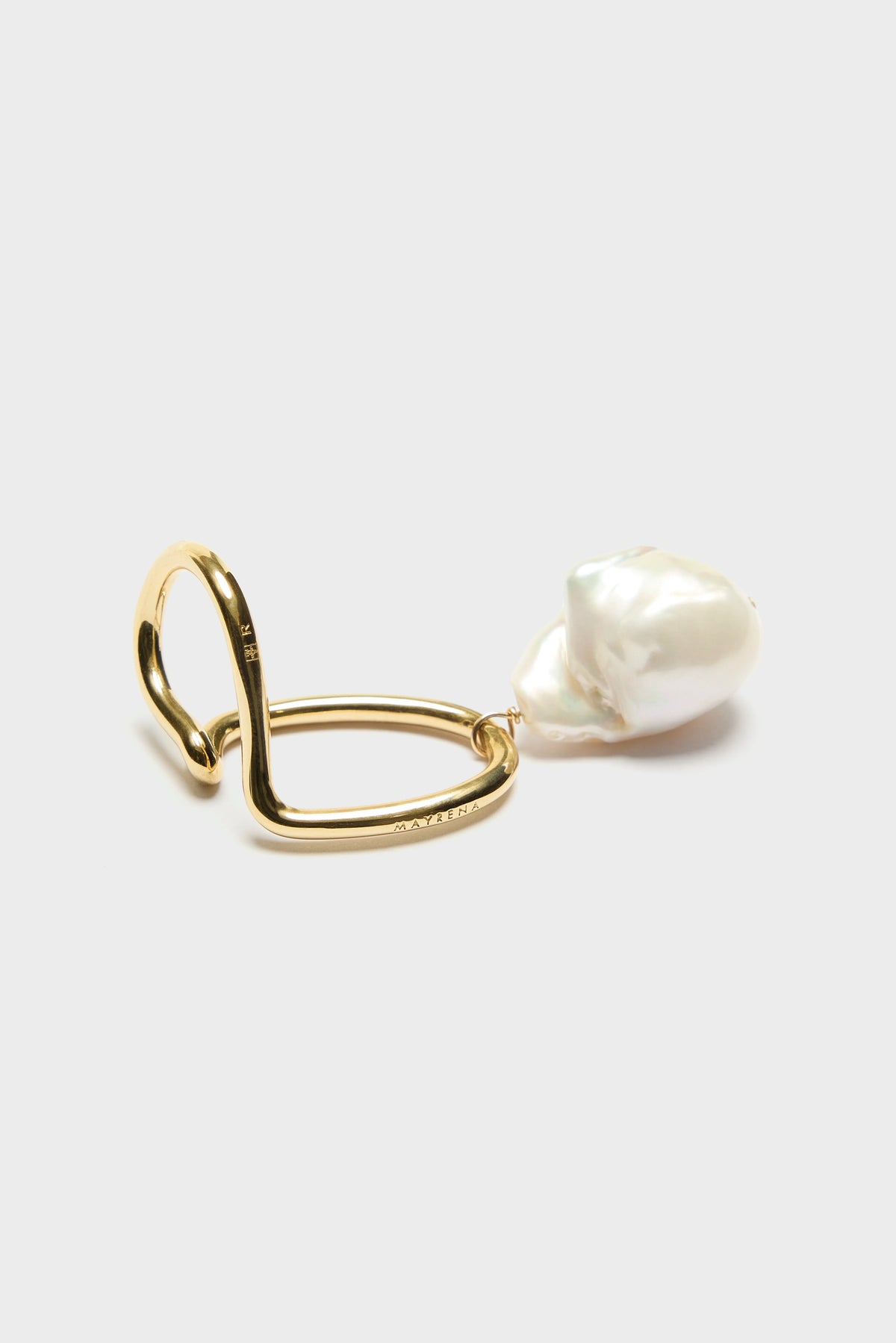 Boucle d'oreille Ear Cuff Droite La Virtuose Baroque (271 / W / GOLD)