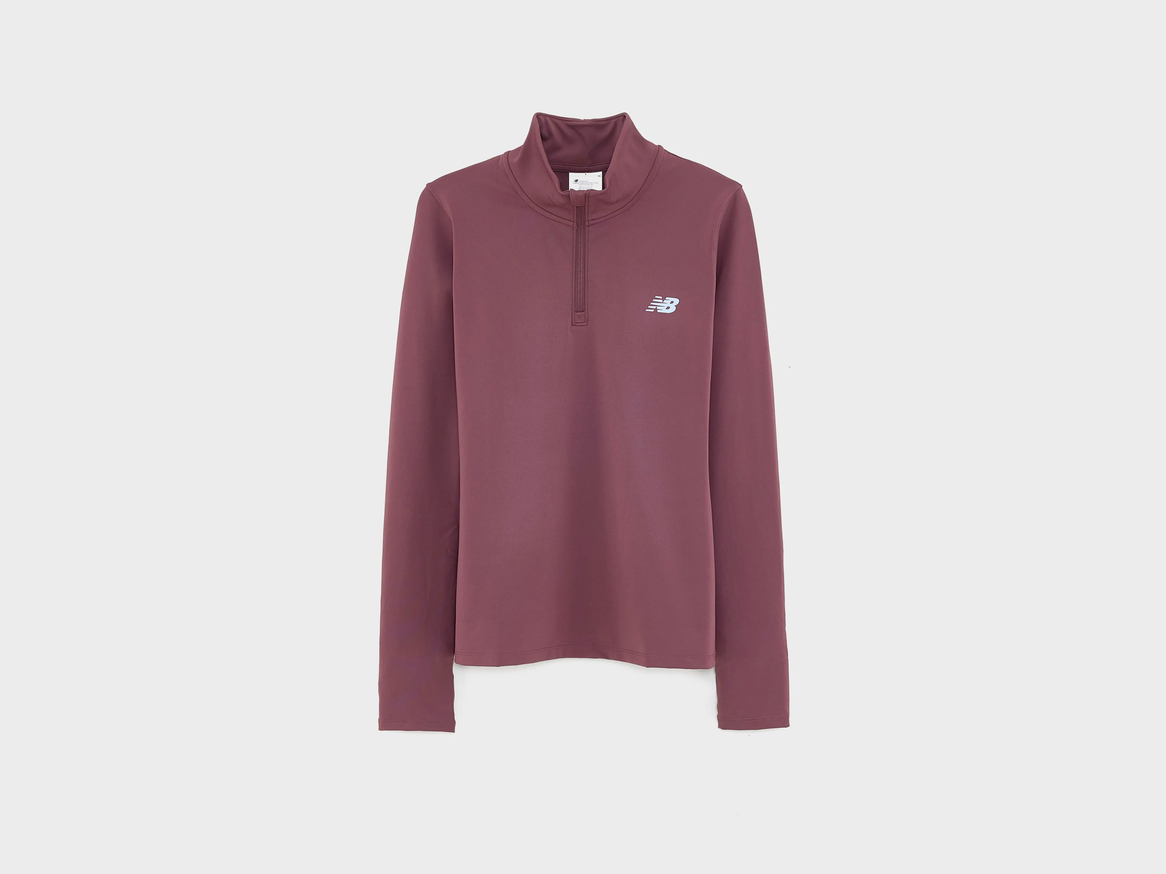 Script Quarter Zip Athletic Shirt  (251 / W / PURPLE)