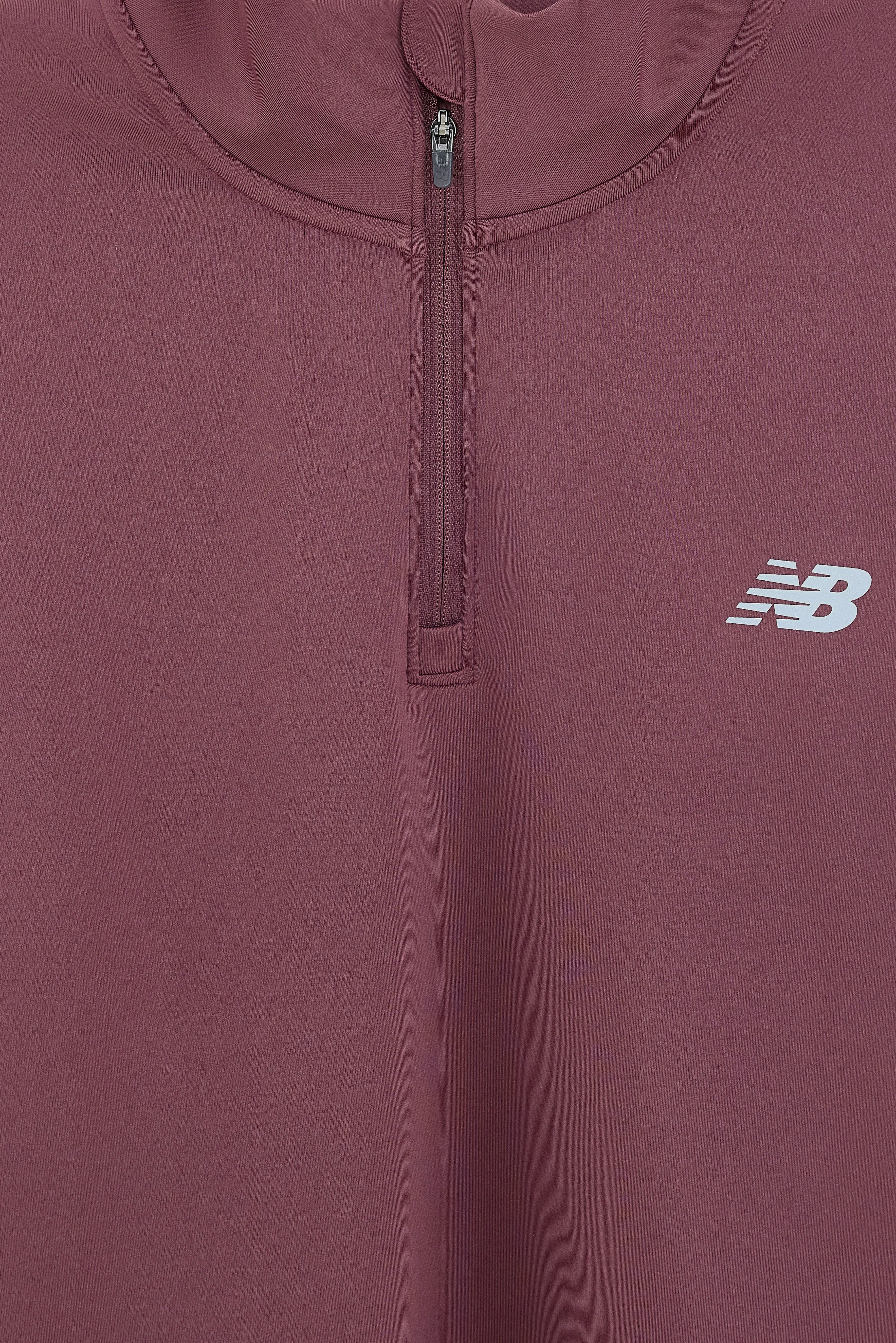 Script Quarter Zip Athletic Shirt  (251 / W / PURPLE)